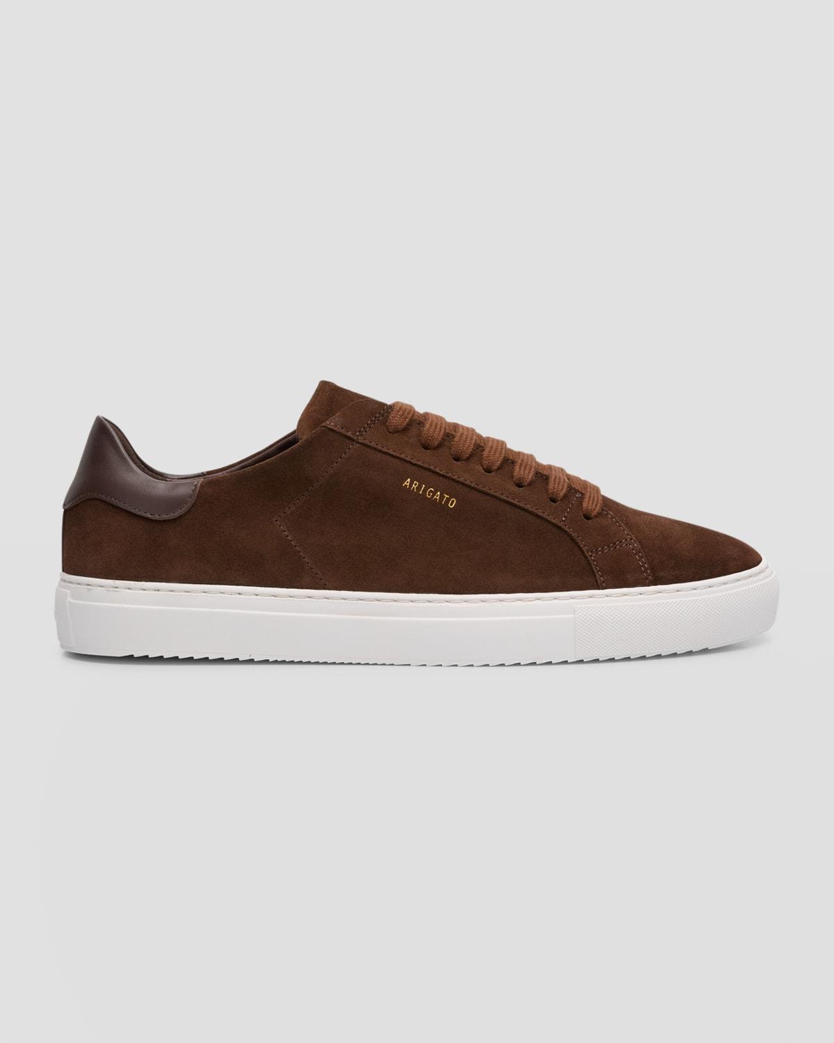 Mens Running Sole Leather & Suede Sneakers Product Image