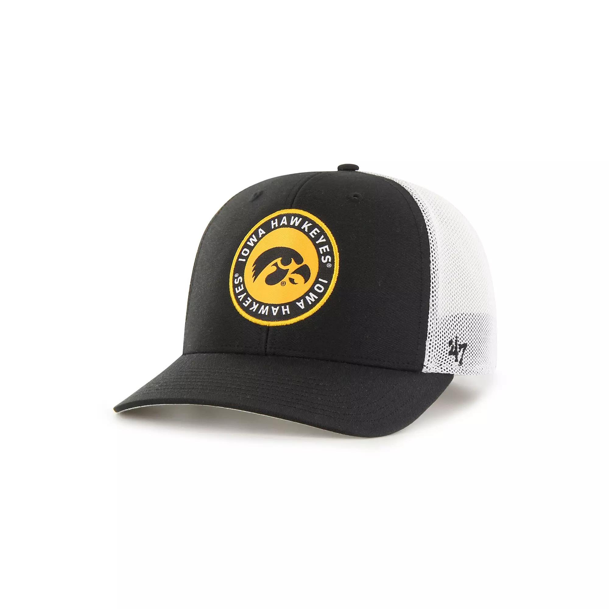 Men's '47 Black Iowa Hawkeyes Unveil Trophy Flex Hat, Size: Small/Medium Product Image
