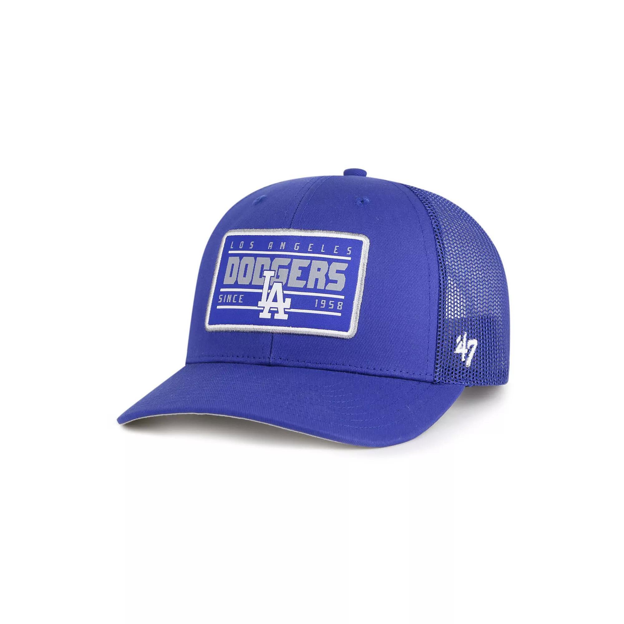 Mens 47 Royal Los Angeles Dodgers Hardline Trucker Adjustable Hat Product Image