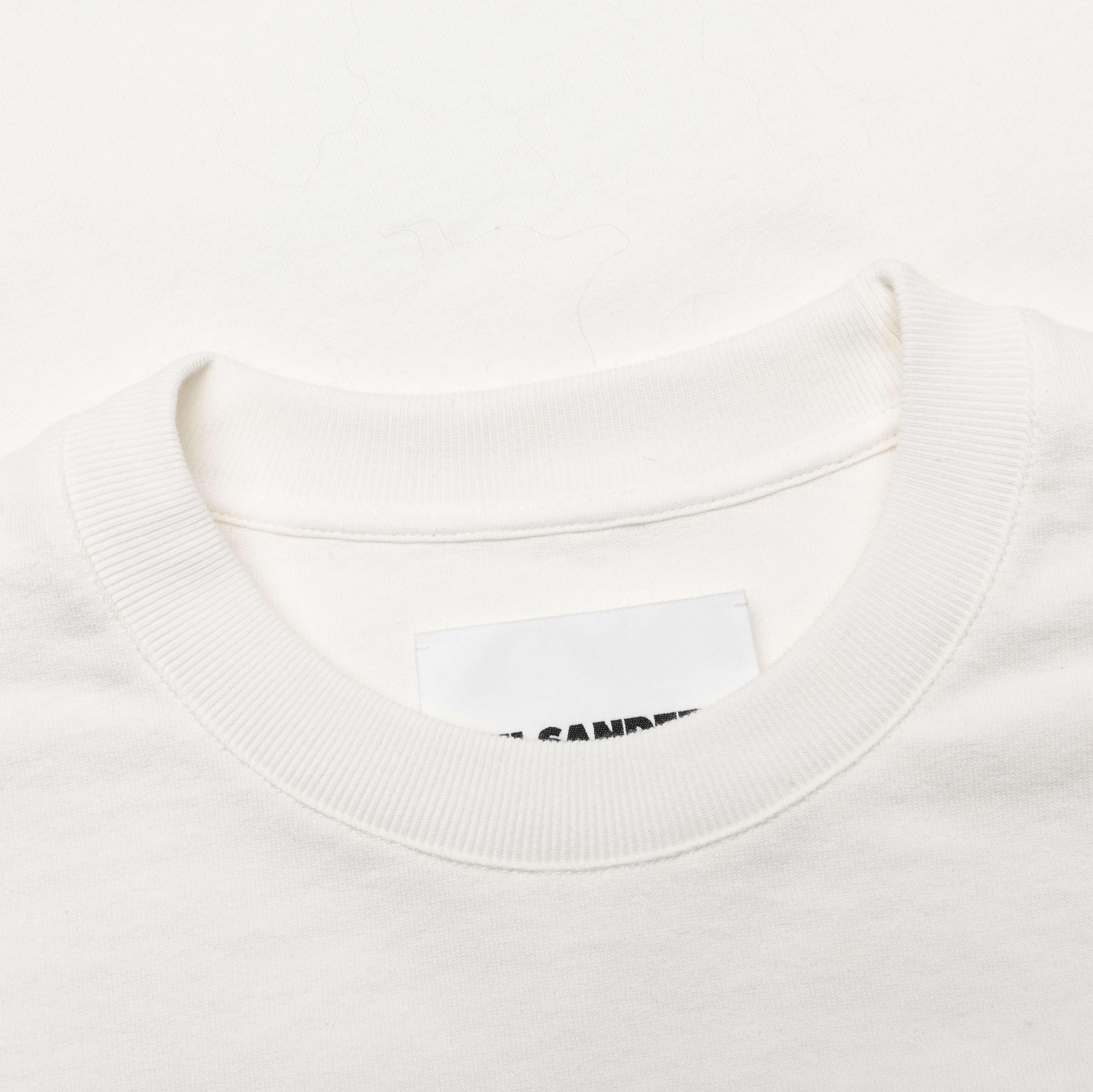 Long Sleeve Logo T-Shirt - Porcelain Male Product Image