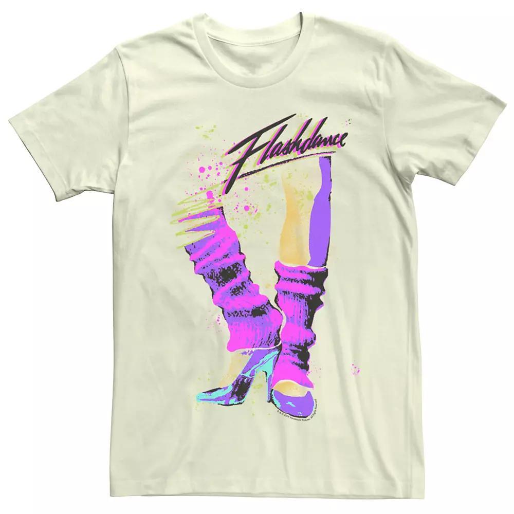 Men's Flashdance Dance Shoes Tee, Size: Medium, Natural Product Image