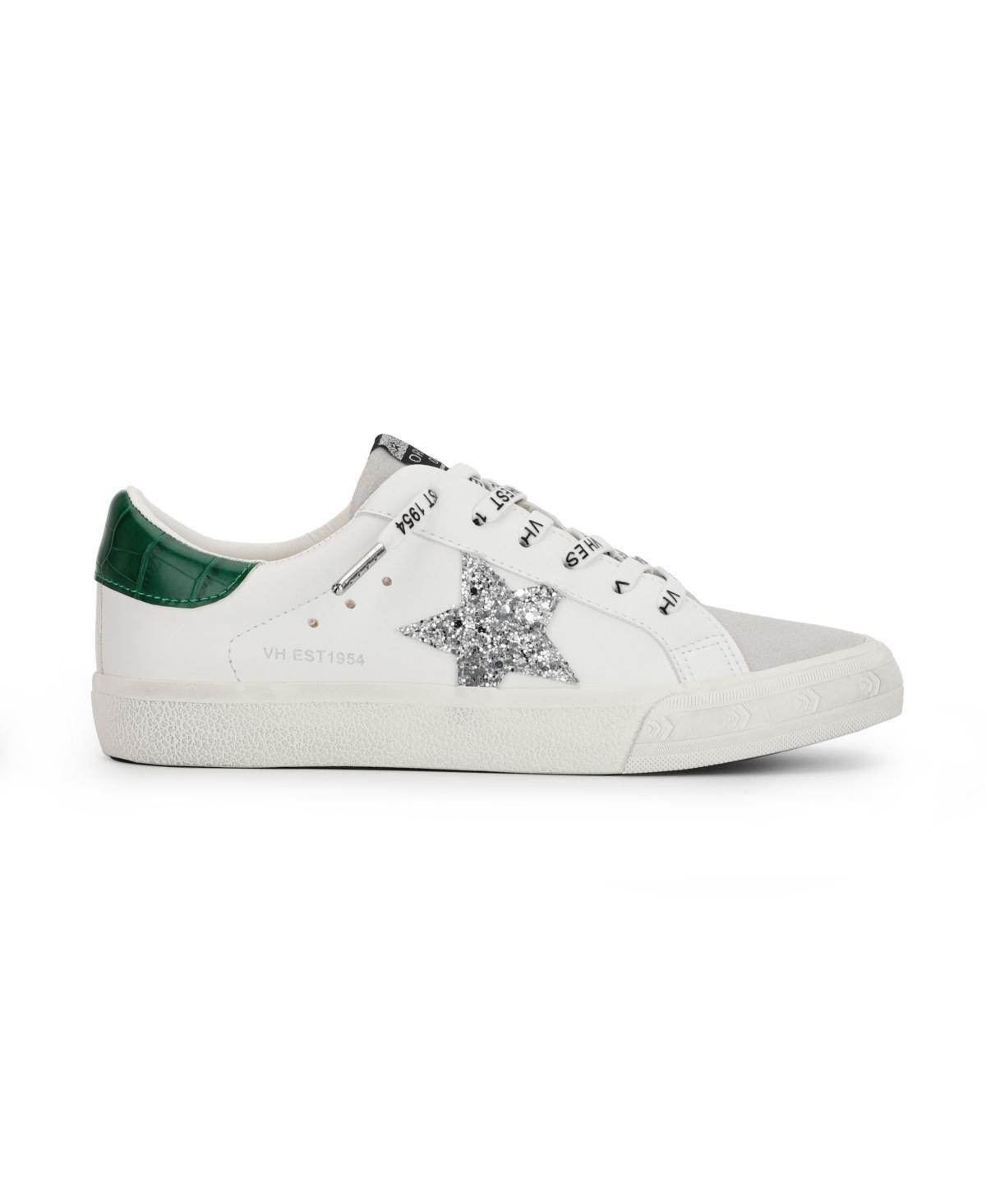 Vintage Havana Grande Rhinestone Star Perforated Sneakers Product Image