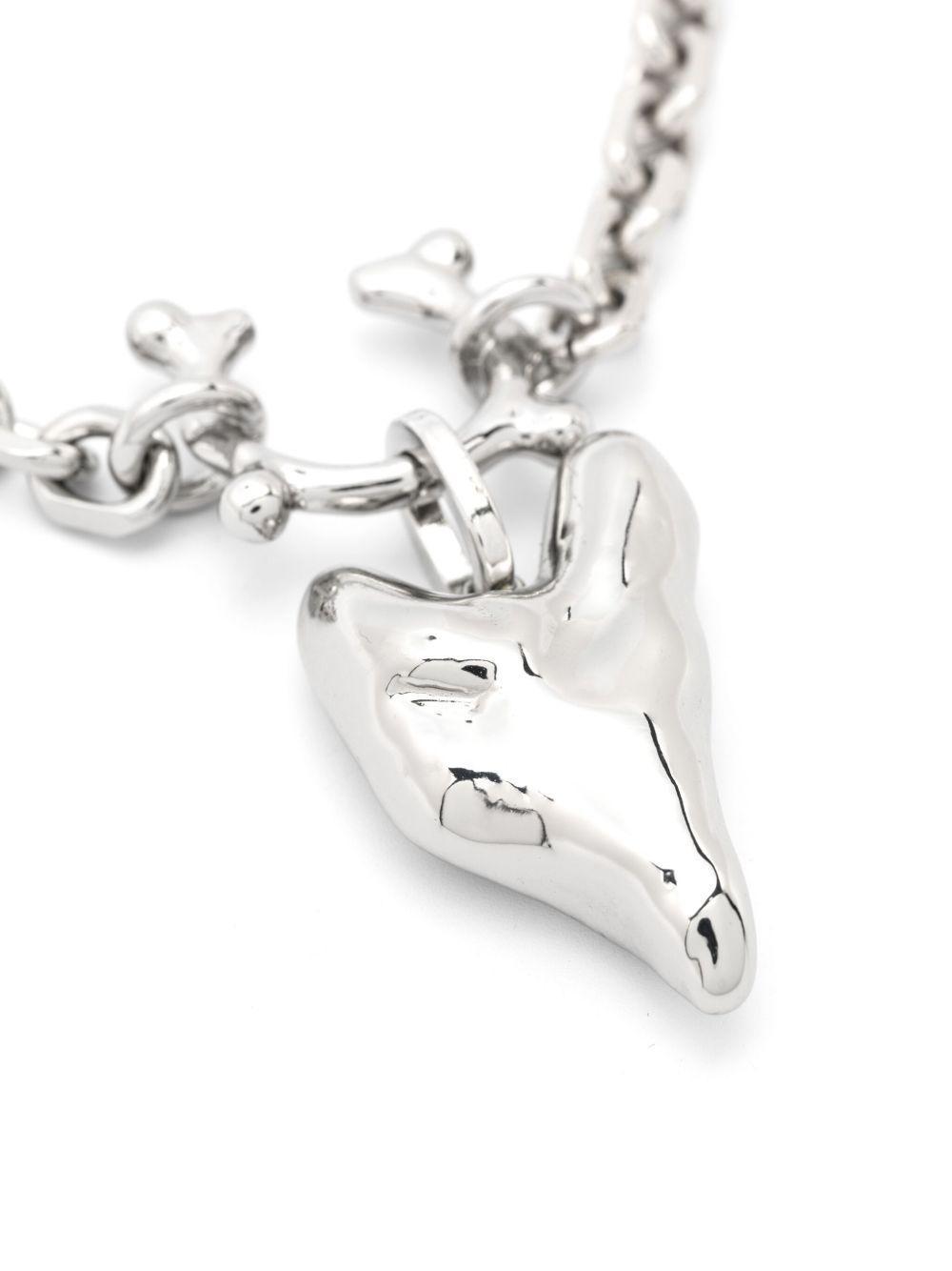 small heart choker necklace Product Image
