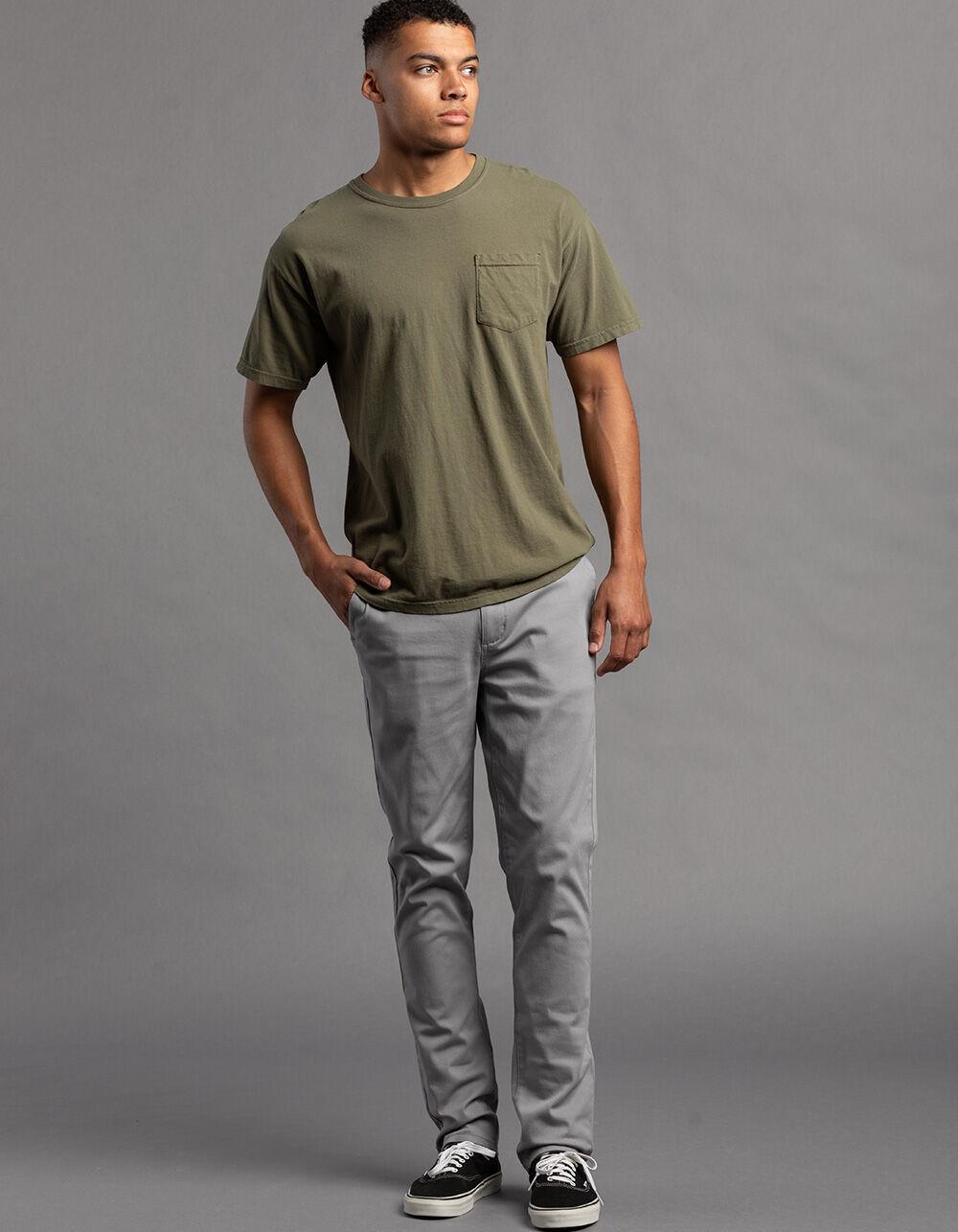 RSQ Mens Slim Chino Pants - LIGHT GRAY Product Image