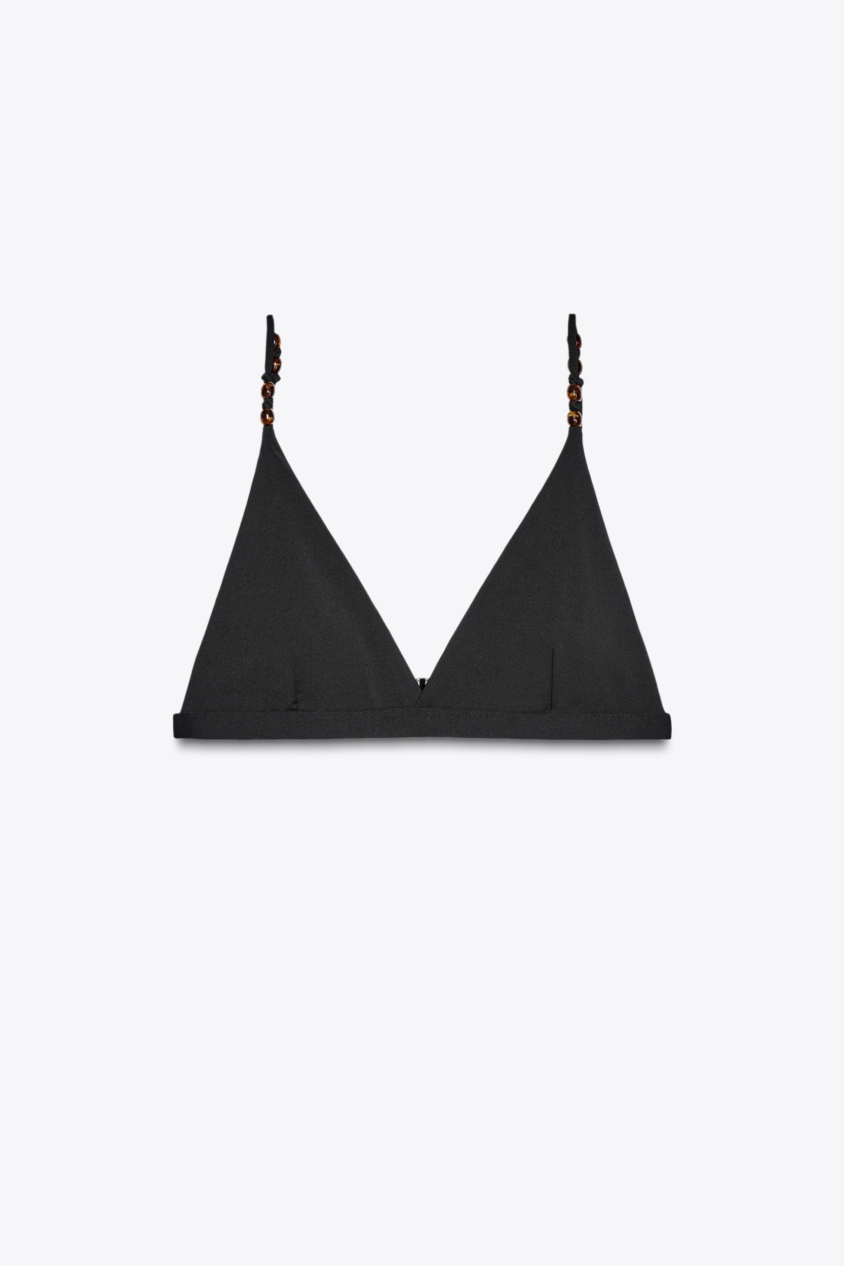 KNOTTED BEAD BIKINI TOP Product Image
