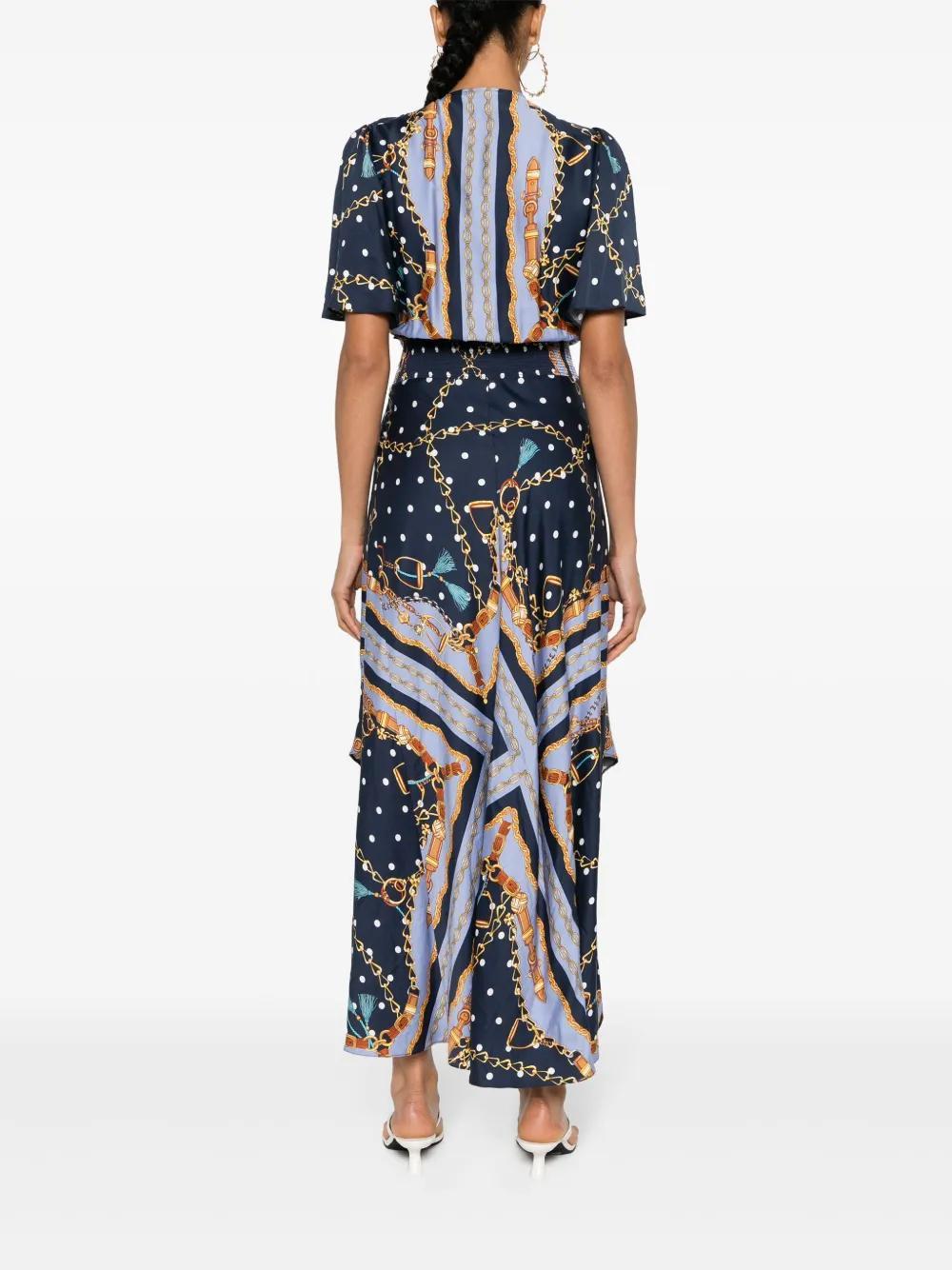 polka-dot maxi dress Product Image