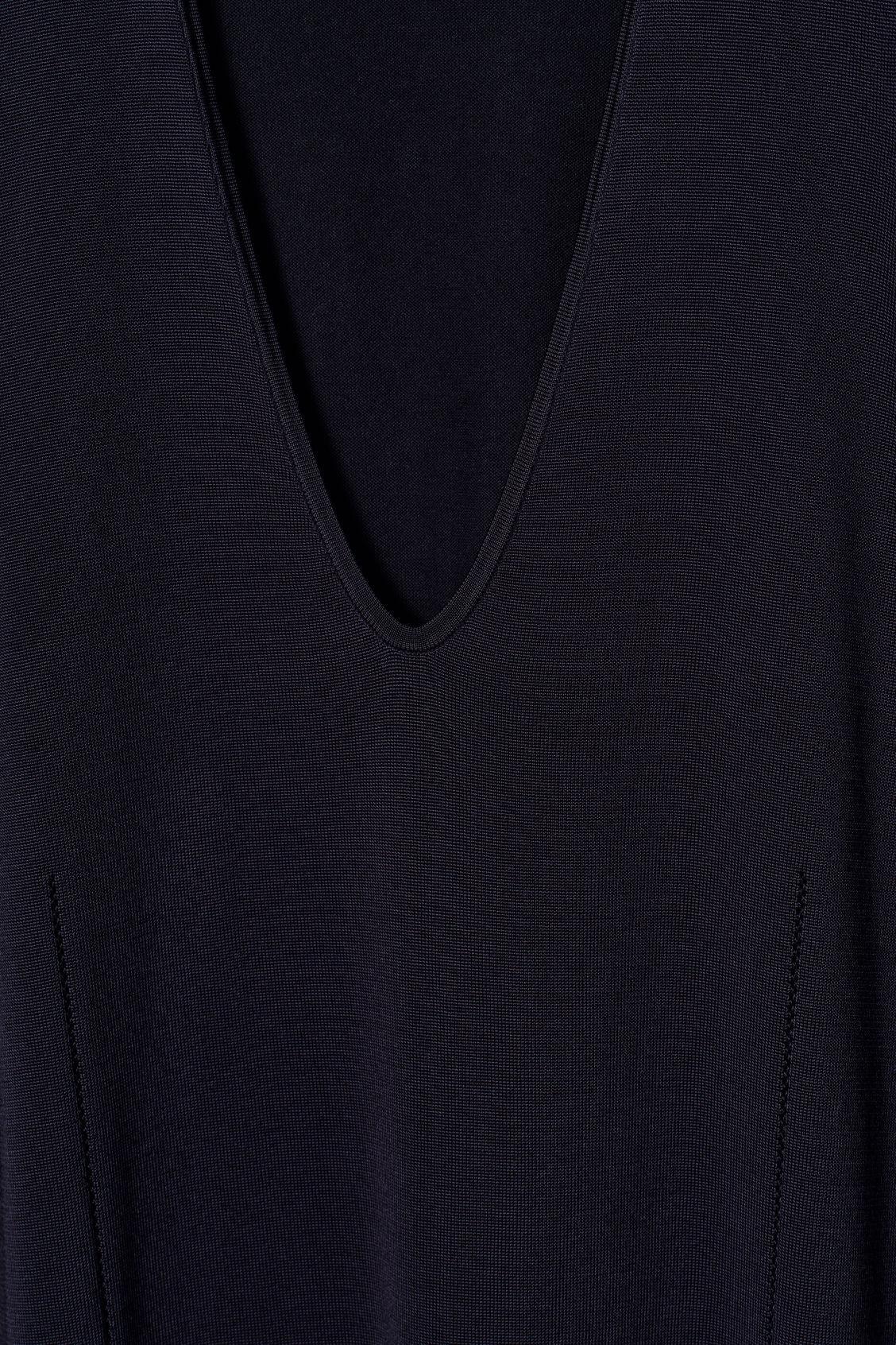 KNITTED COTTON MIDI DRESS Product Image