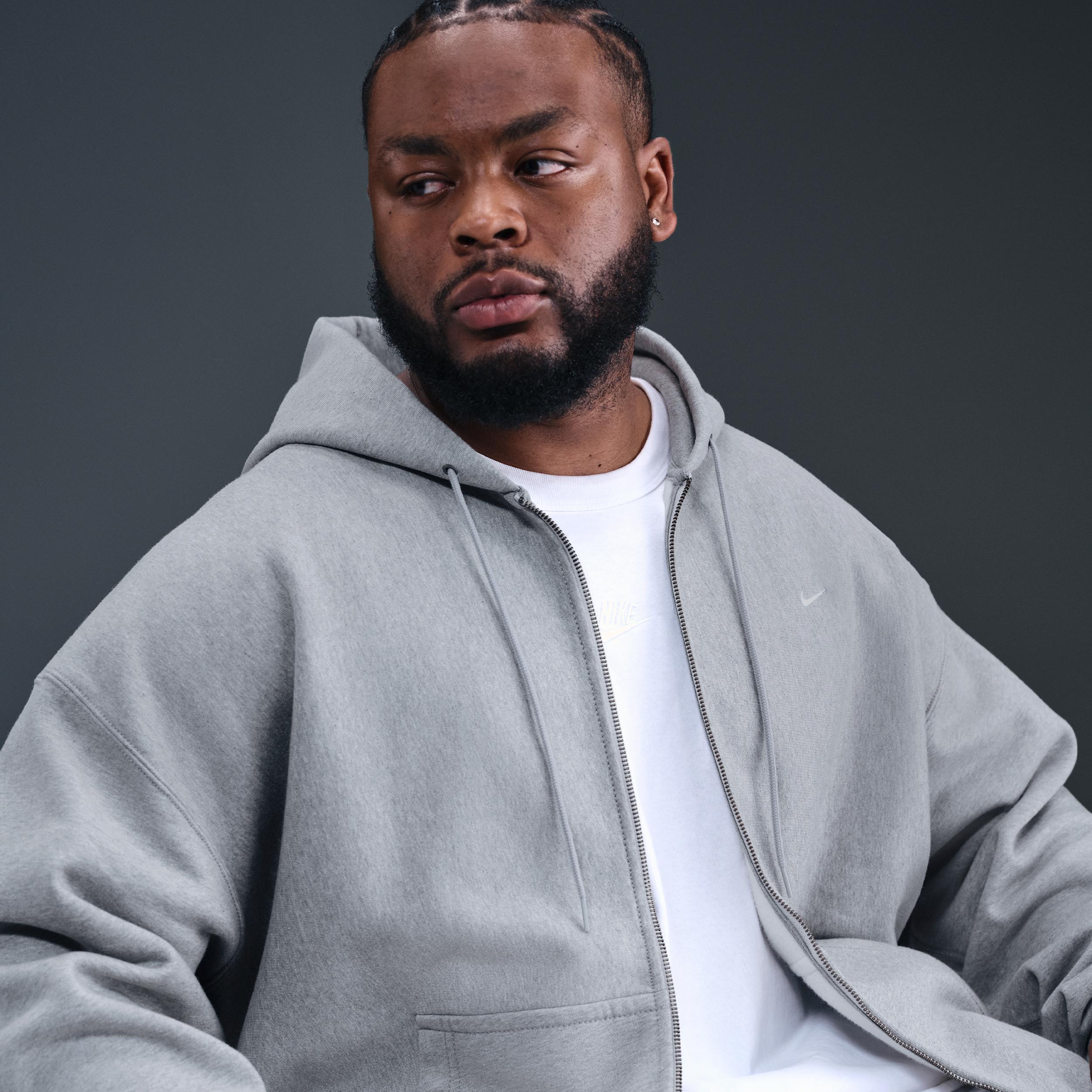 Nike Men's Solo Swoosh Full-Zip Fleece Hoodie Product Image
