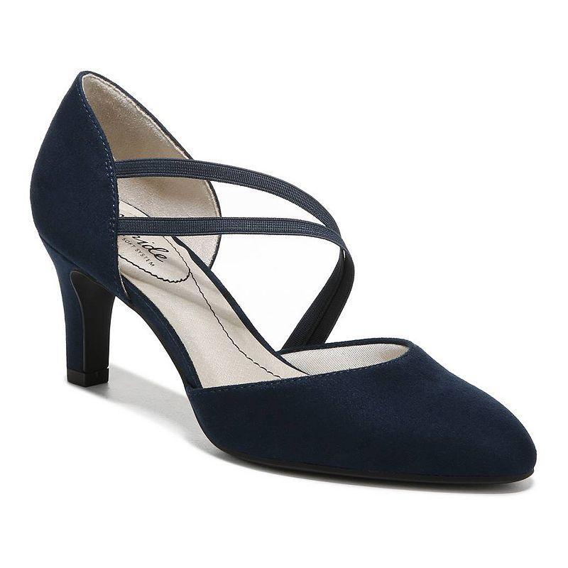 LifeStride Grace Womens Strappy Pumps Brown Milk Product Image