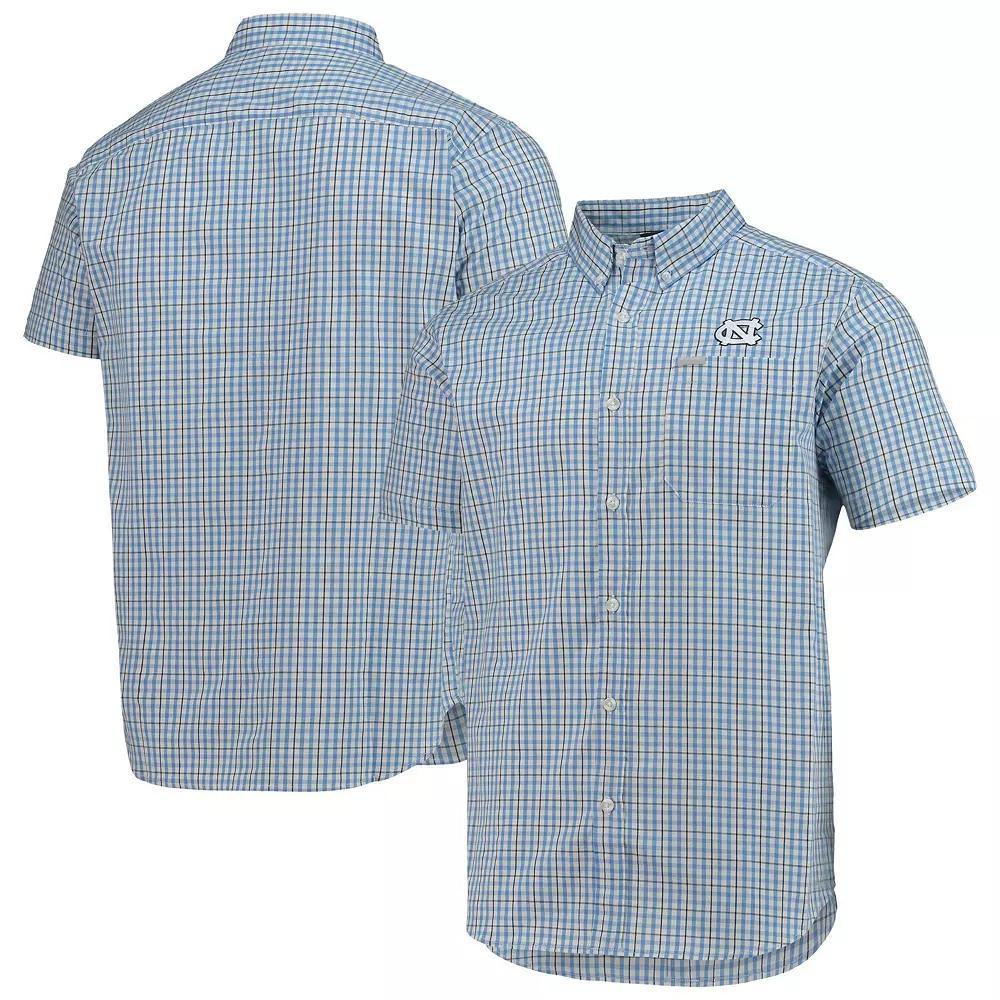 Mens Columbia Carolina Blue North Carolina Tar Heels Rapid Rivers Logo Button-Down Shirt Product Image