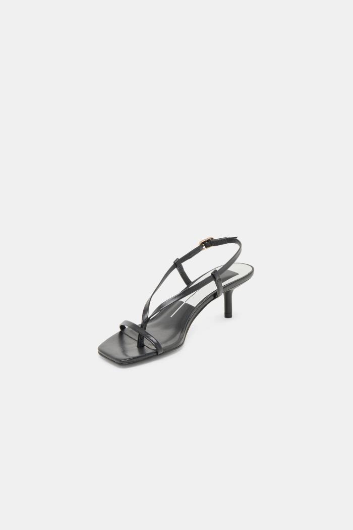 Laury Heels - Black Leather Product Image