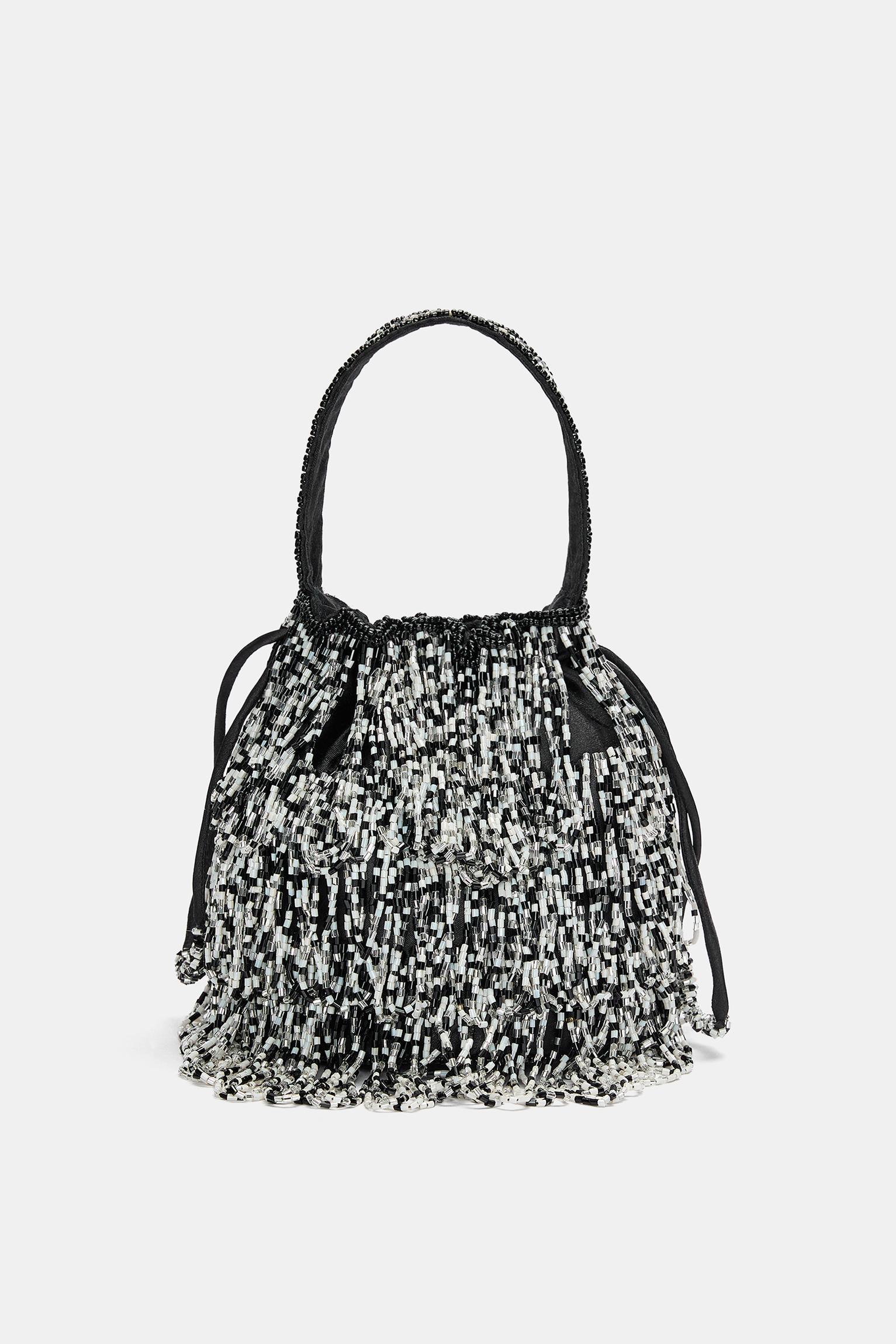 Bucket bag with beads Product Image