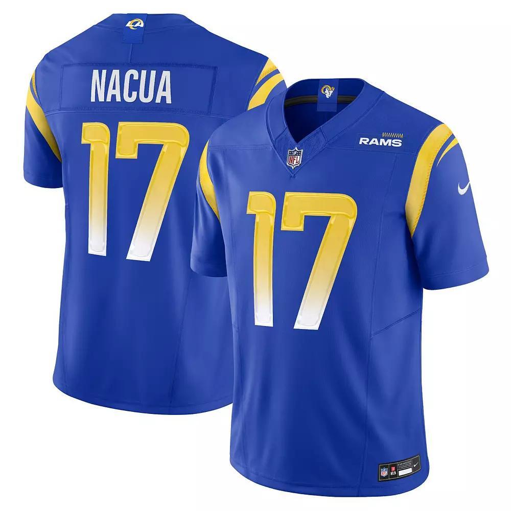 Men's Nike Puka Nacua Royal Los Angeles Rams Vapor F.U.S.E. Limited Jersey, Size: Medium, Blue Product Image