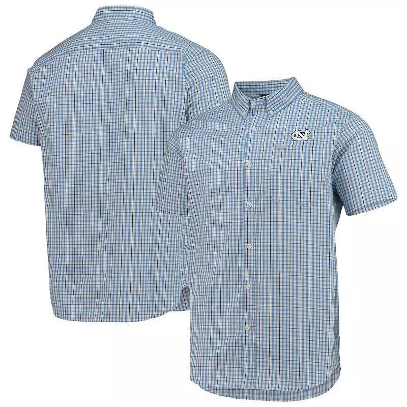 Mens Columbia Carolina Blue North Carolina Tar Heels Rapid Rivers Logo Button-Down Shirt Product Image
