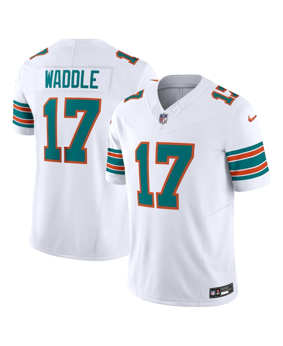Men's Nike Jaylen Waddle White Miami Dolphins Vapor F.U.S.E. Limited Jersey, Size: 2XL Product Image
