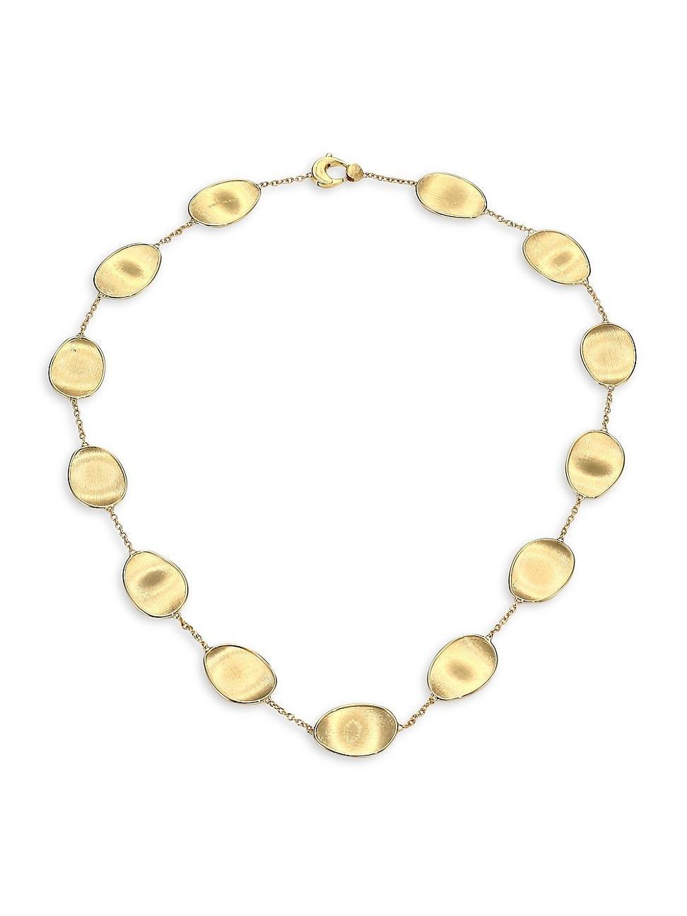 Womens Lunaria 18K Yellow Gold Long Station Necklace Product Image