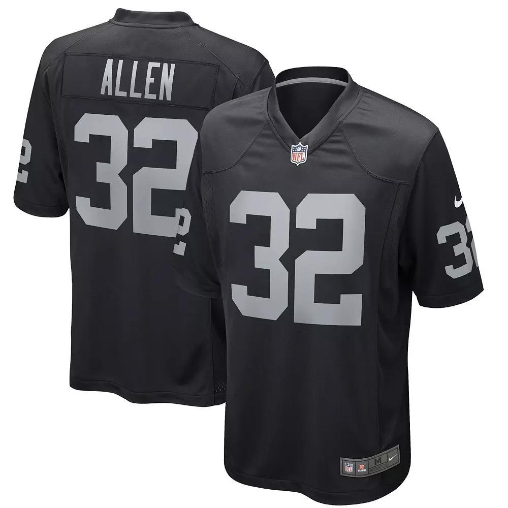 Mens Nike Marcus Allen Black Las Vegas Raiders Game Retired Player Jersey Product Image