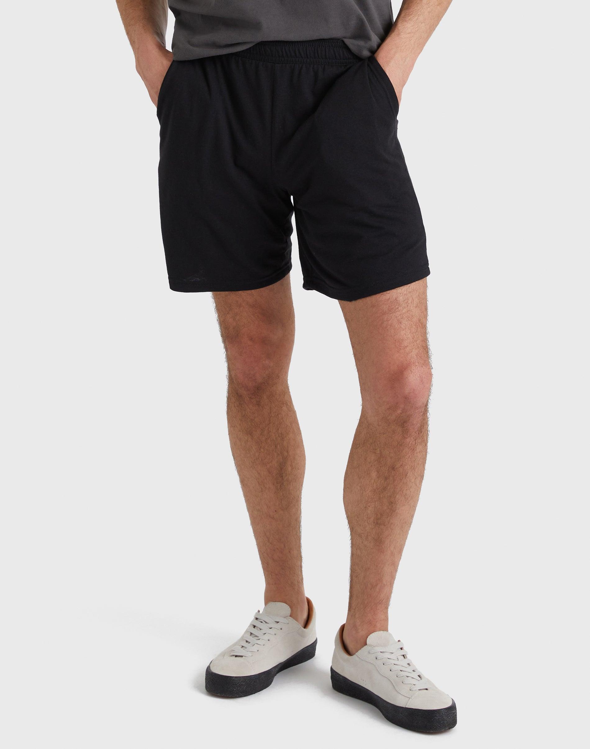 Hanes Originals Mens Tri-Blend Jersey Shorts, 7 Silverstone Heather S Product Image