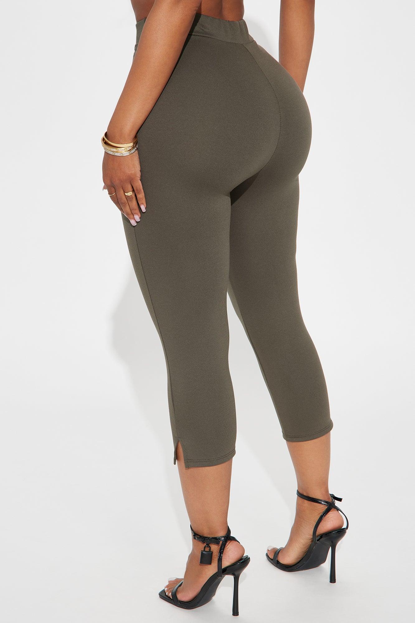 All My Potentials Capri Legging - Olive Product Image