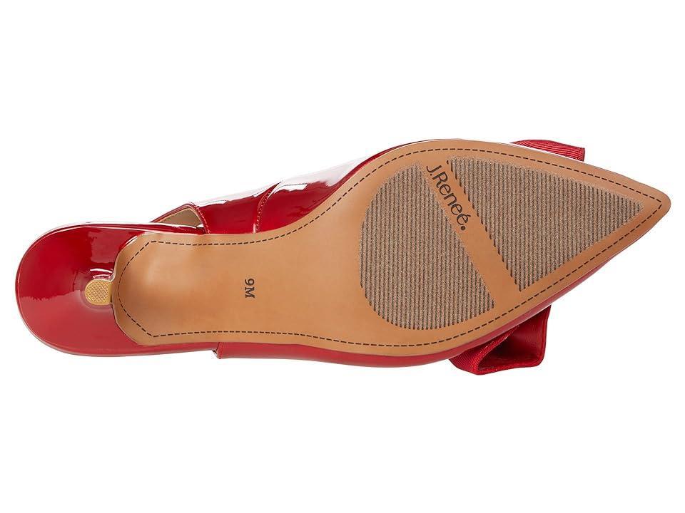 J. Renee Devika Patent Slingback Bow Pumps Product Image