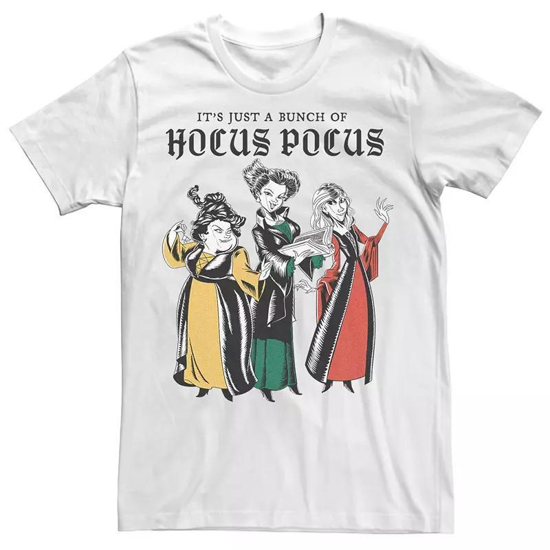 Disney's Hocus Pocus Men's Sanderson Sisters It's Just a Bunch Sketch Tee, Size: Small, White Product Image