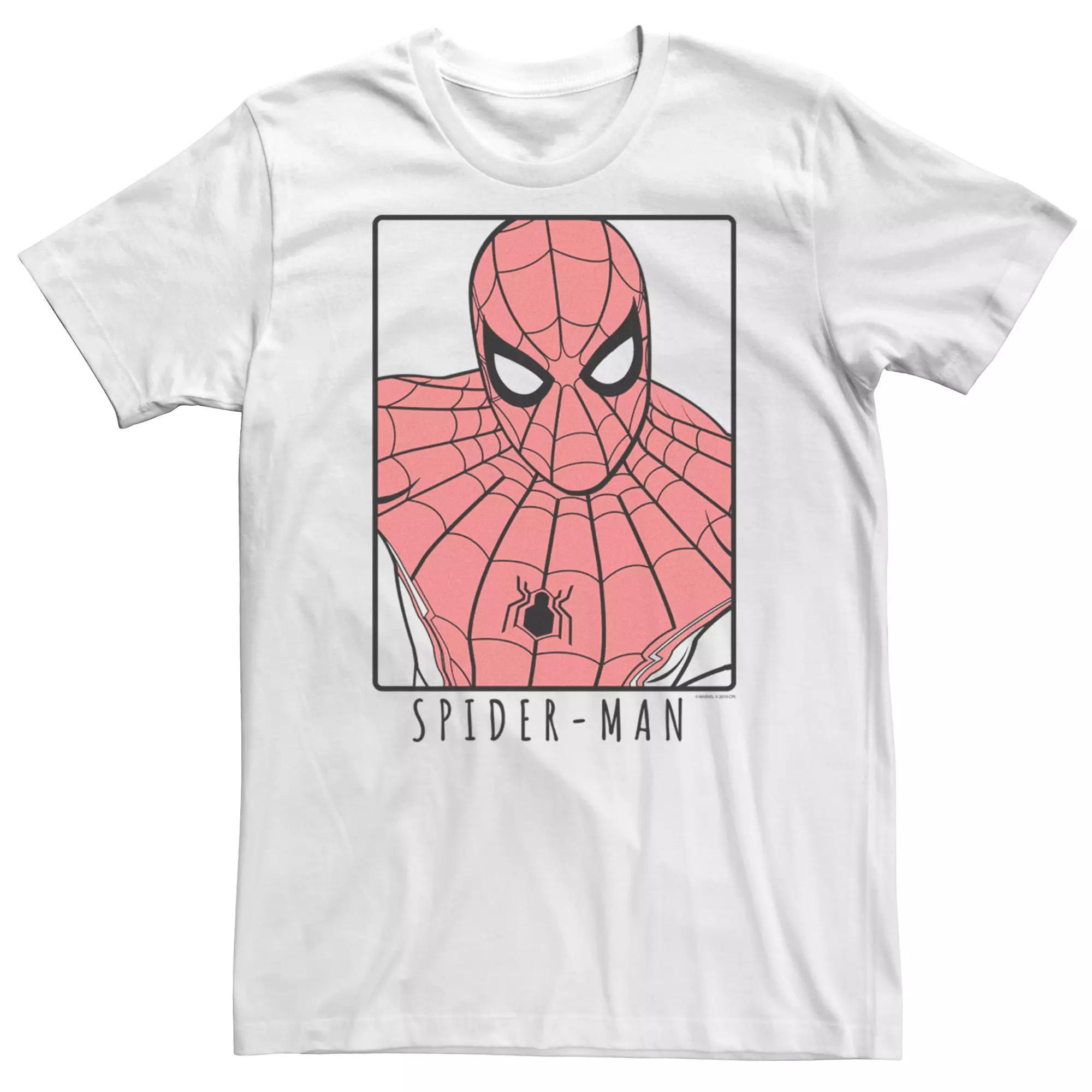 Mens Marvel Spider-Man Classic Cartoon Tee Product Image