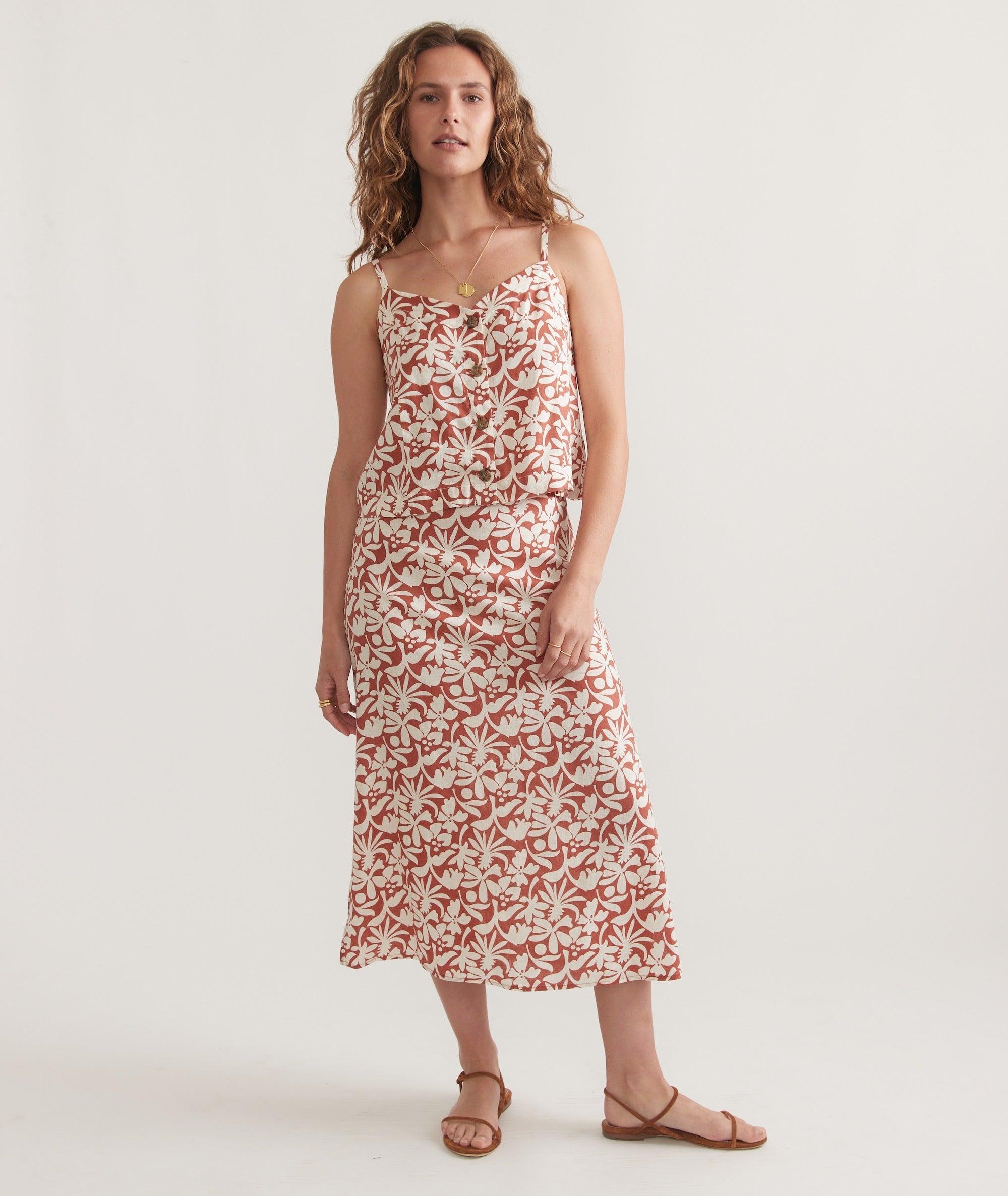 Ryan Slip Midi Skirt Product Image