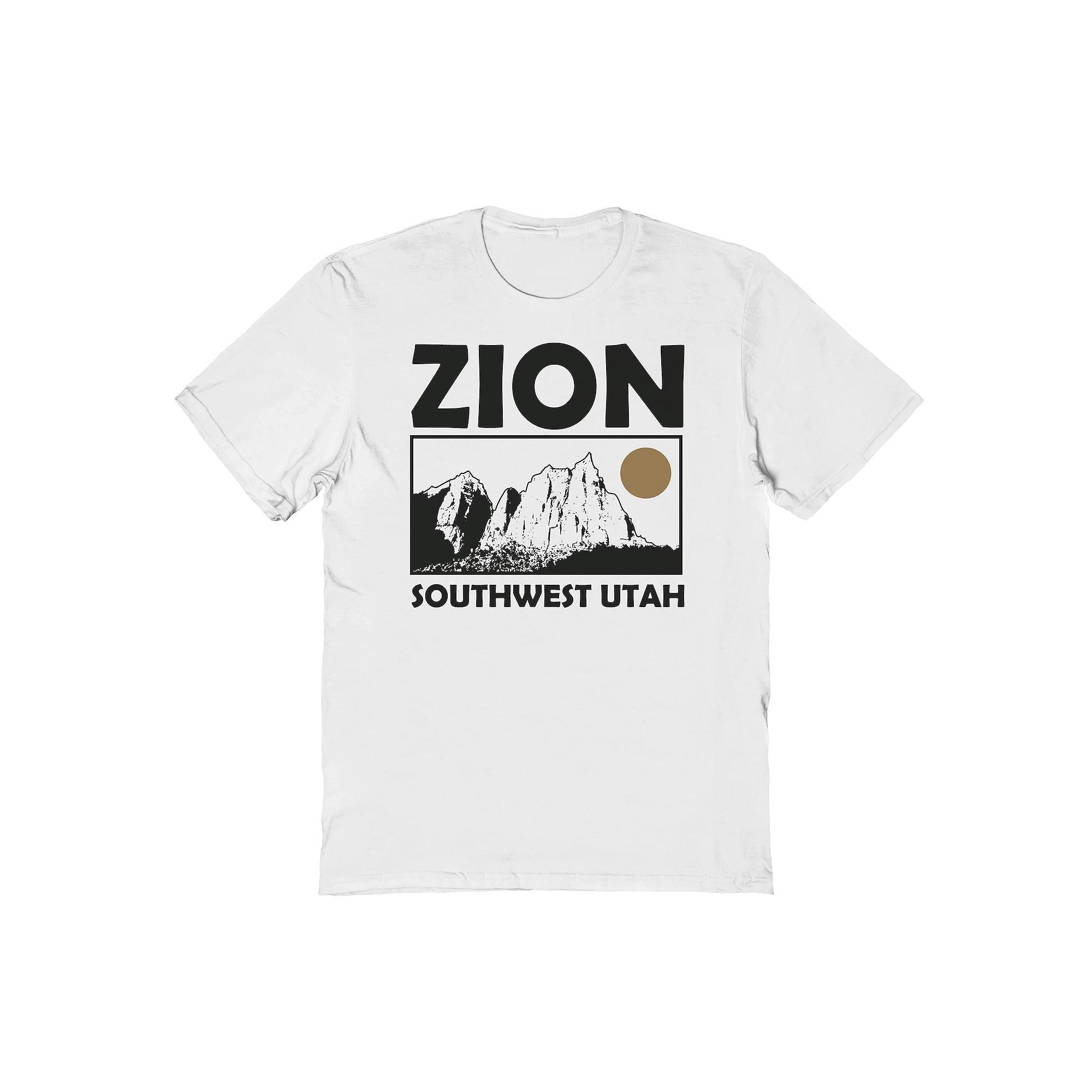 Men's Country Parks Zion Southwest Utah Graphic Tee, Size: Small, White Product Image