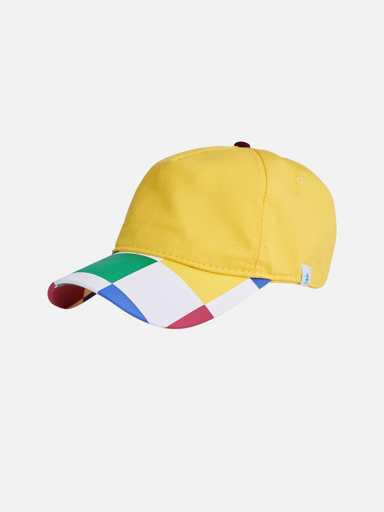 Rainbow Checkered Hat Product Image