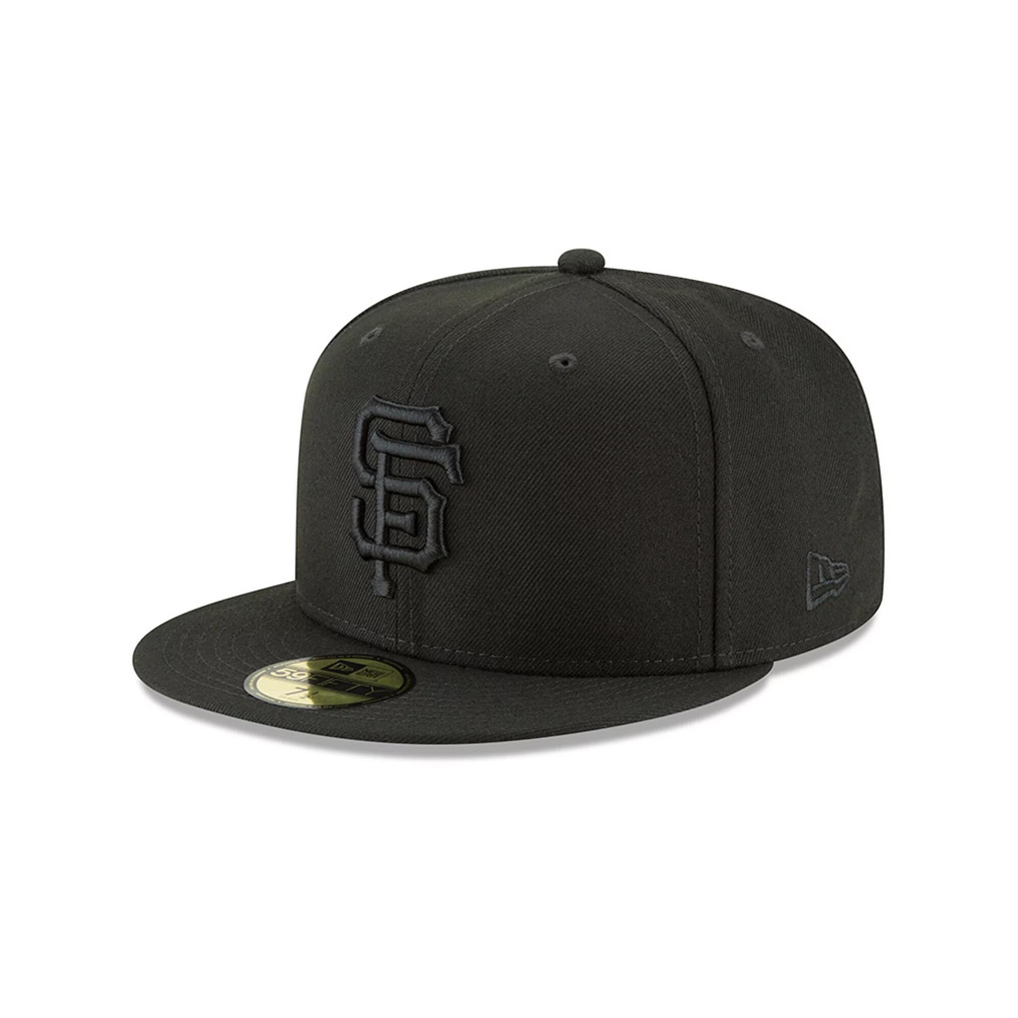 Men's New Era Black San Francisco Giants Primary Logo Basic 59FIFTY Fitted Hat, Size: 7 1/4 Product Image