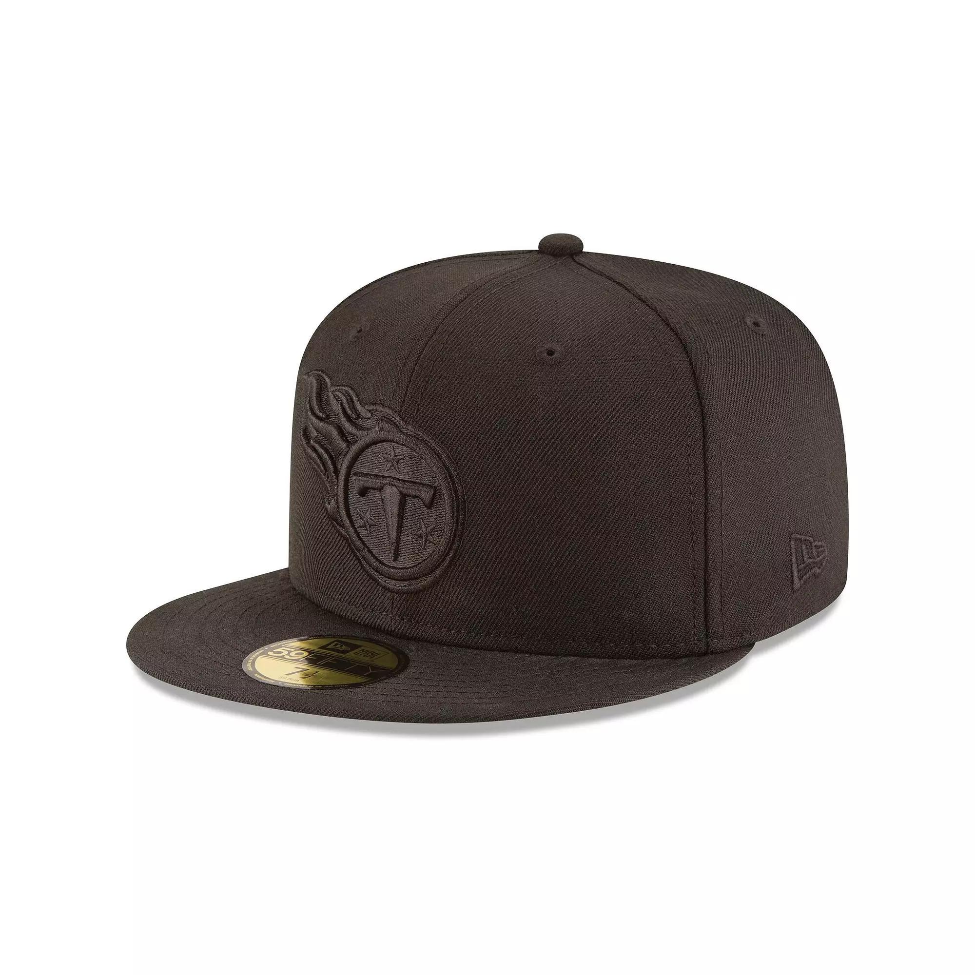 Mens New Era Miami Heat & White Logo 59FIFTY Fitted Hat Product Image