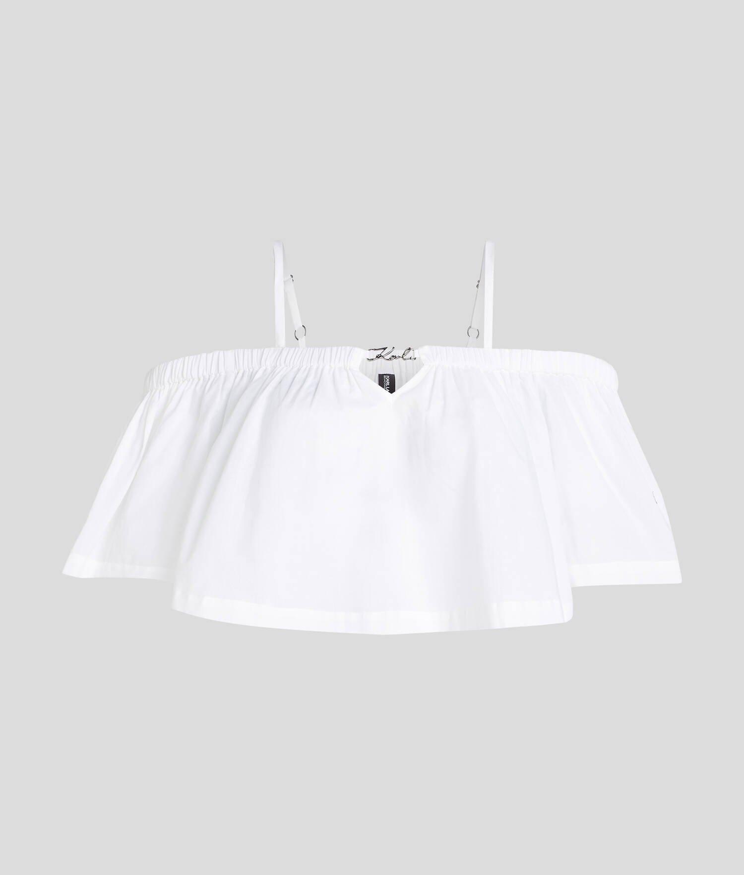 OFF-SHOULDER CROPPED BEACH TOP Product Image