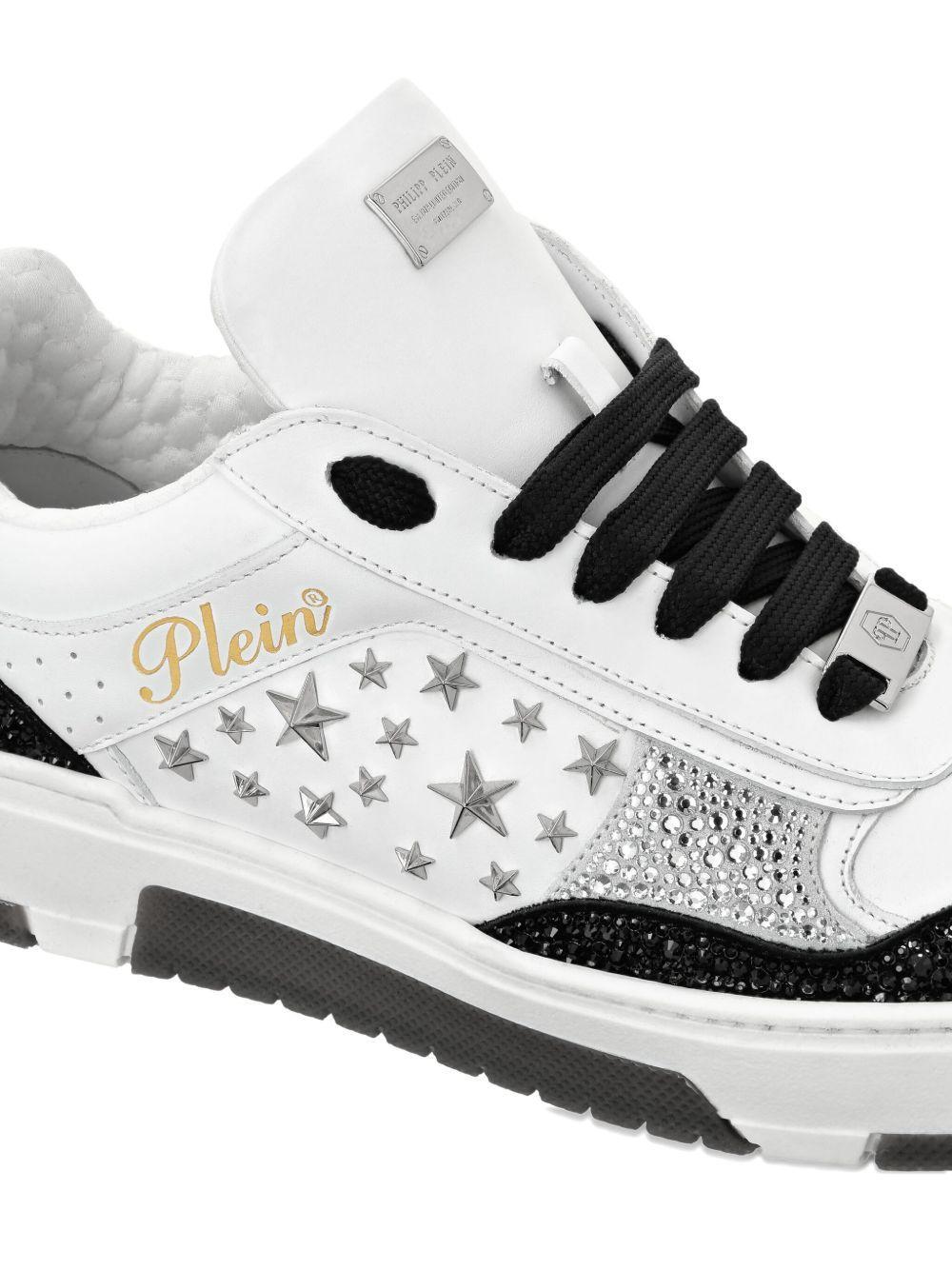 studded leather sneakers Product Image