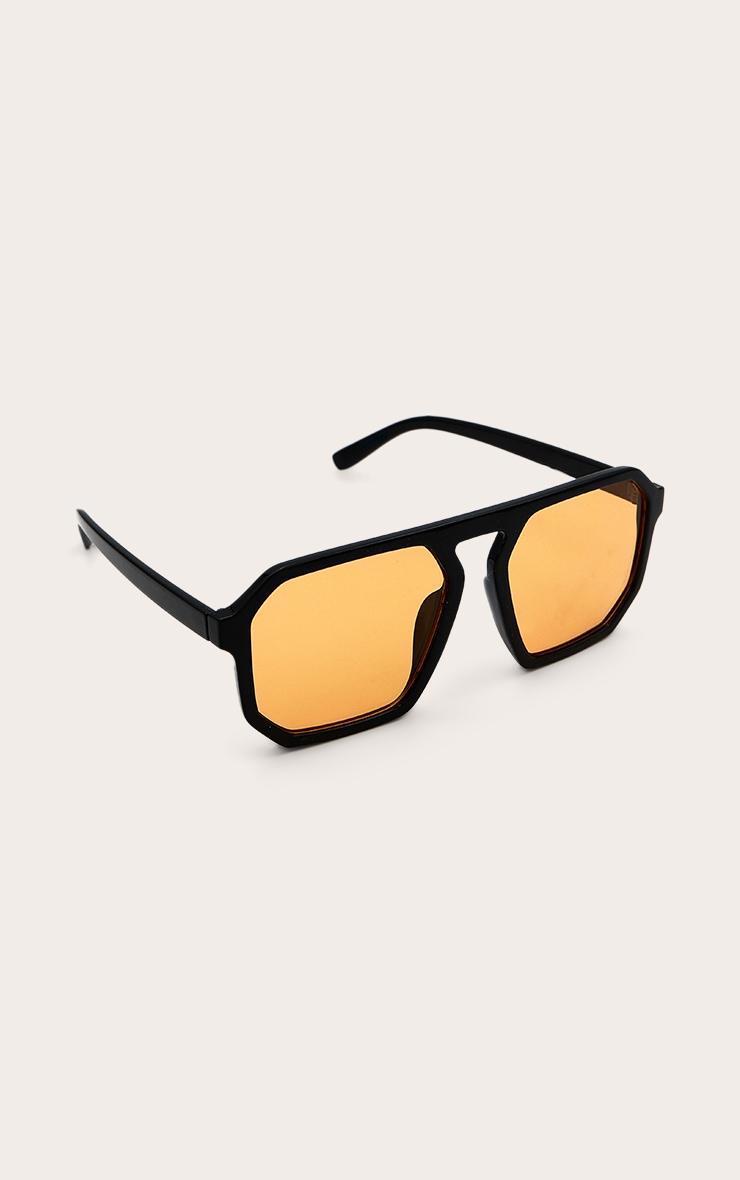 Orange Lens Aviator Sunglasses Product Image