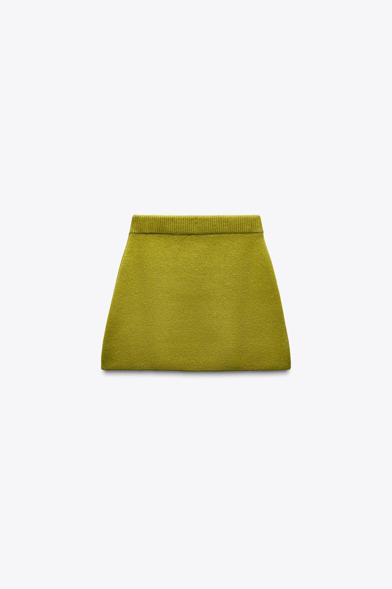 BASIC KNIT MINI SKIRT Product Image