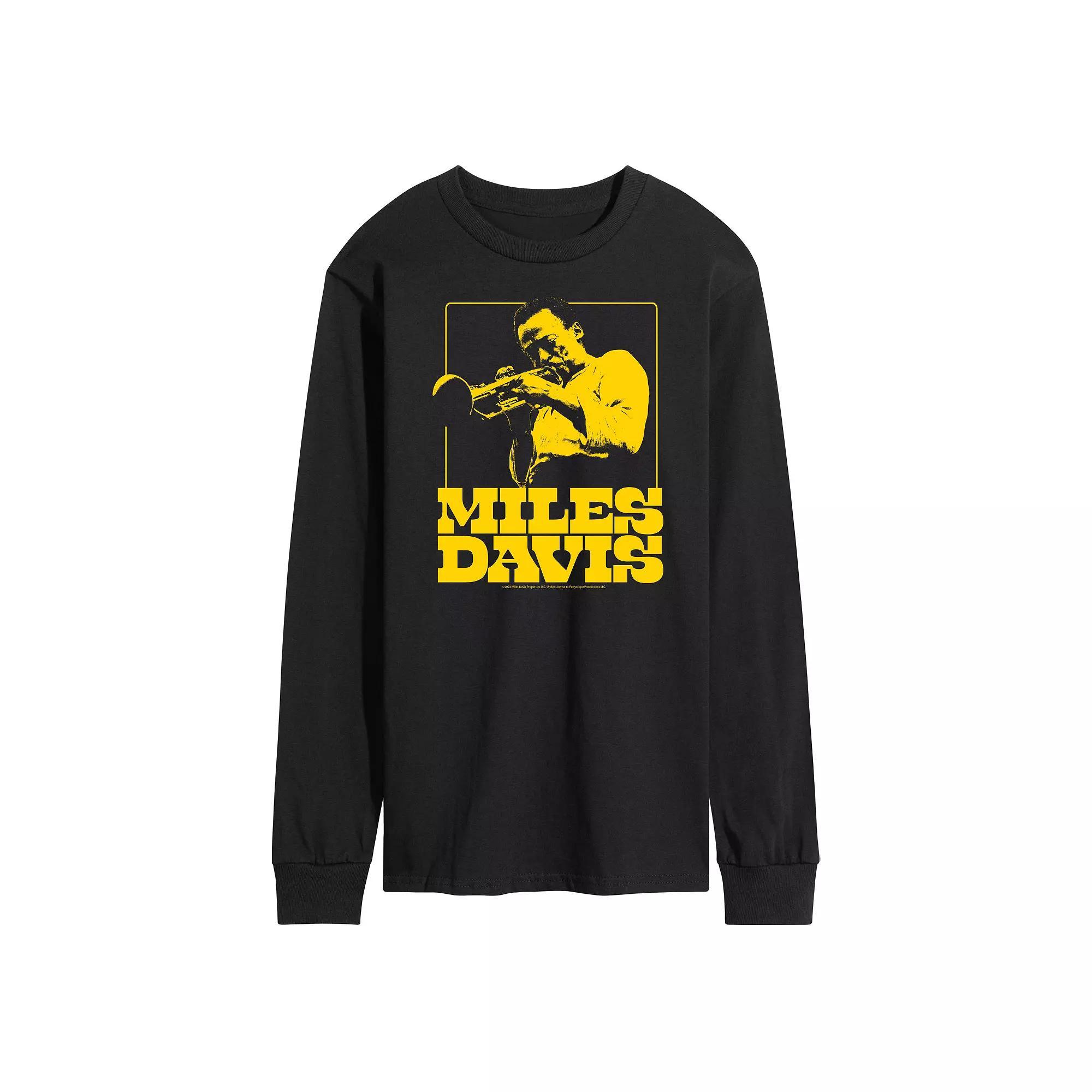 Mens Woody Woodpecker Lazy Days Long Sleeve Graphic Tee Blue Product Image