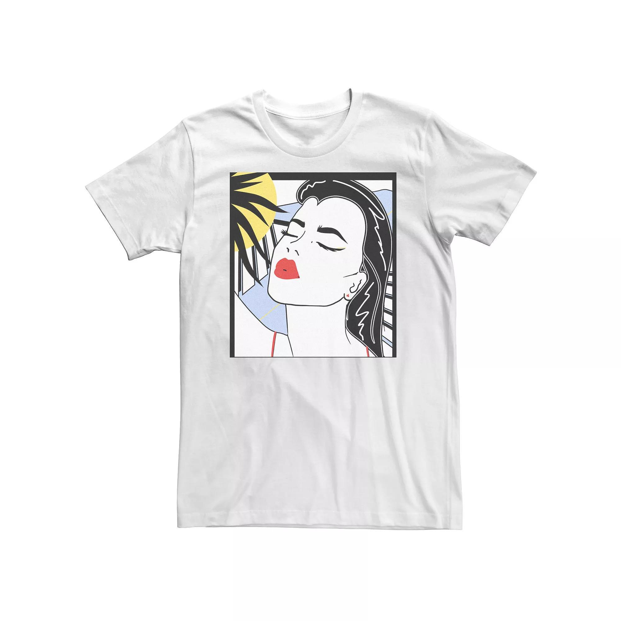 Big & Tall Trendy Sunset Drive Tee, Men's, Size: XL Tall, White Product Image