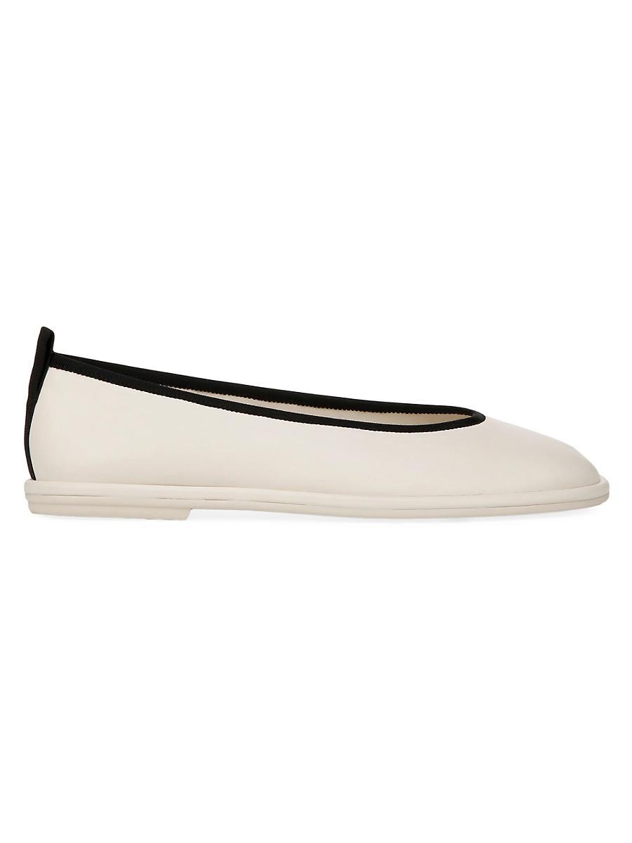 Womens Sofia Leather Skimmer Ballet Flats Product Image