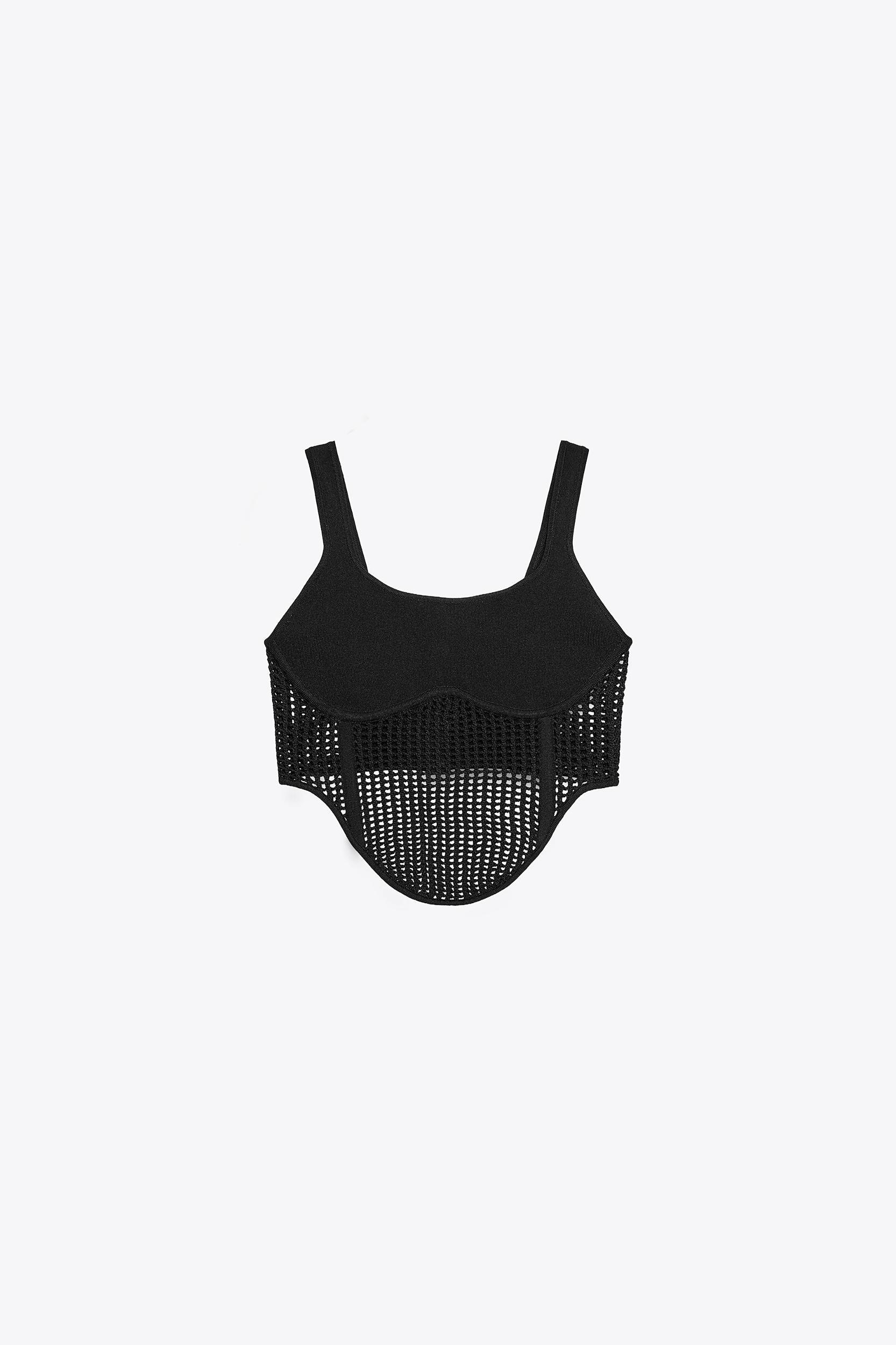 COMBINATION KNIT CORSET TOP Product Image
