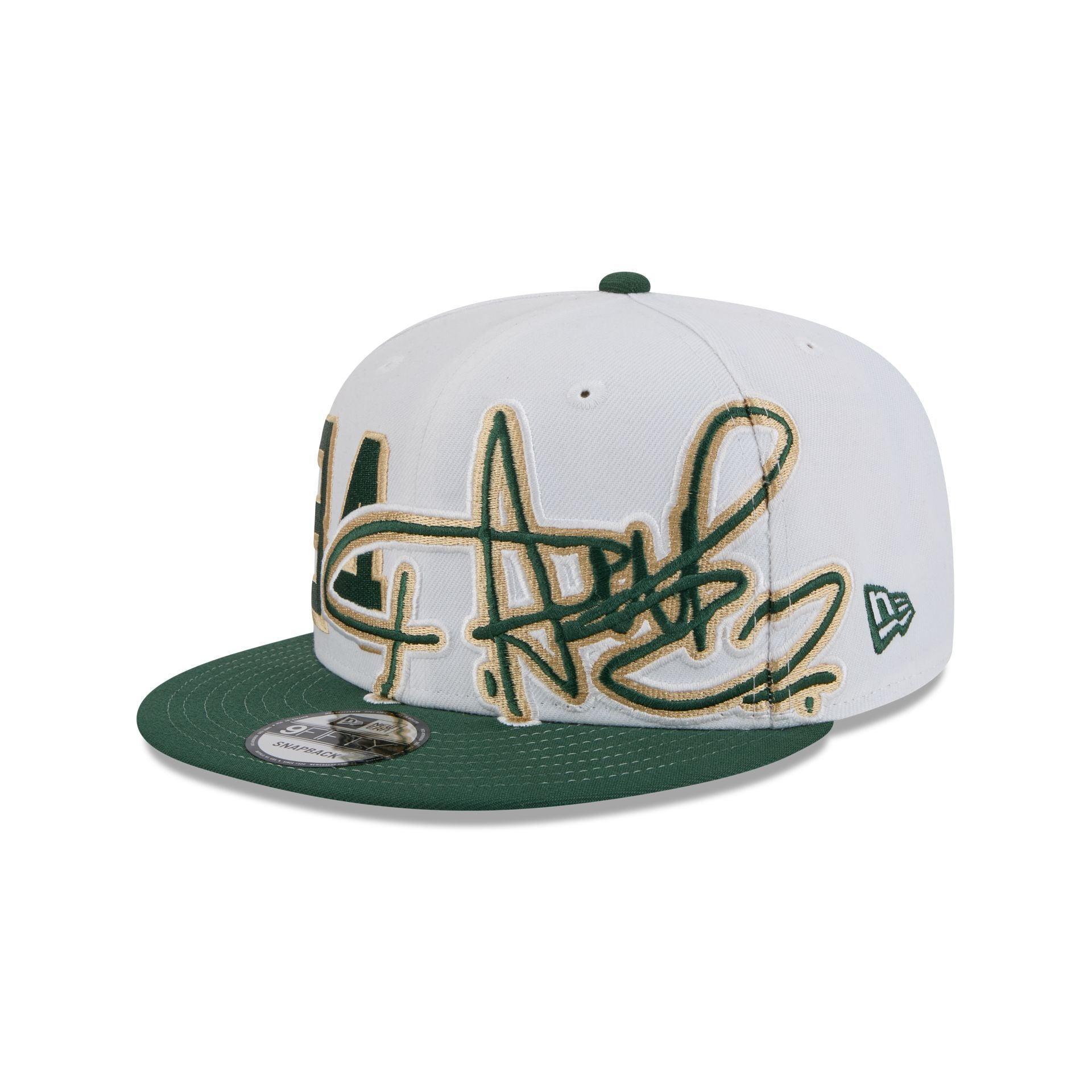 Milwaukee Bucks Giannis Antetokounmpo Signature 9FIFTY Snapback Hat Male Product Image
