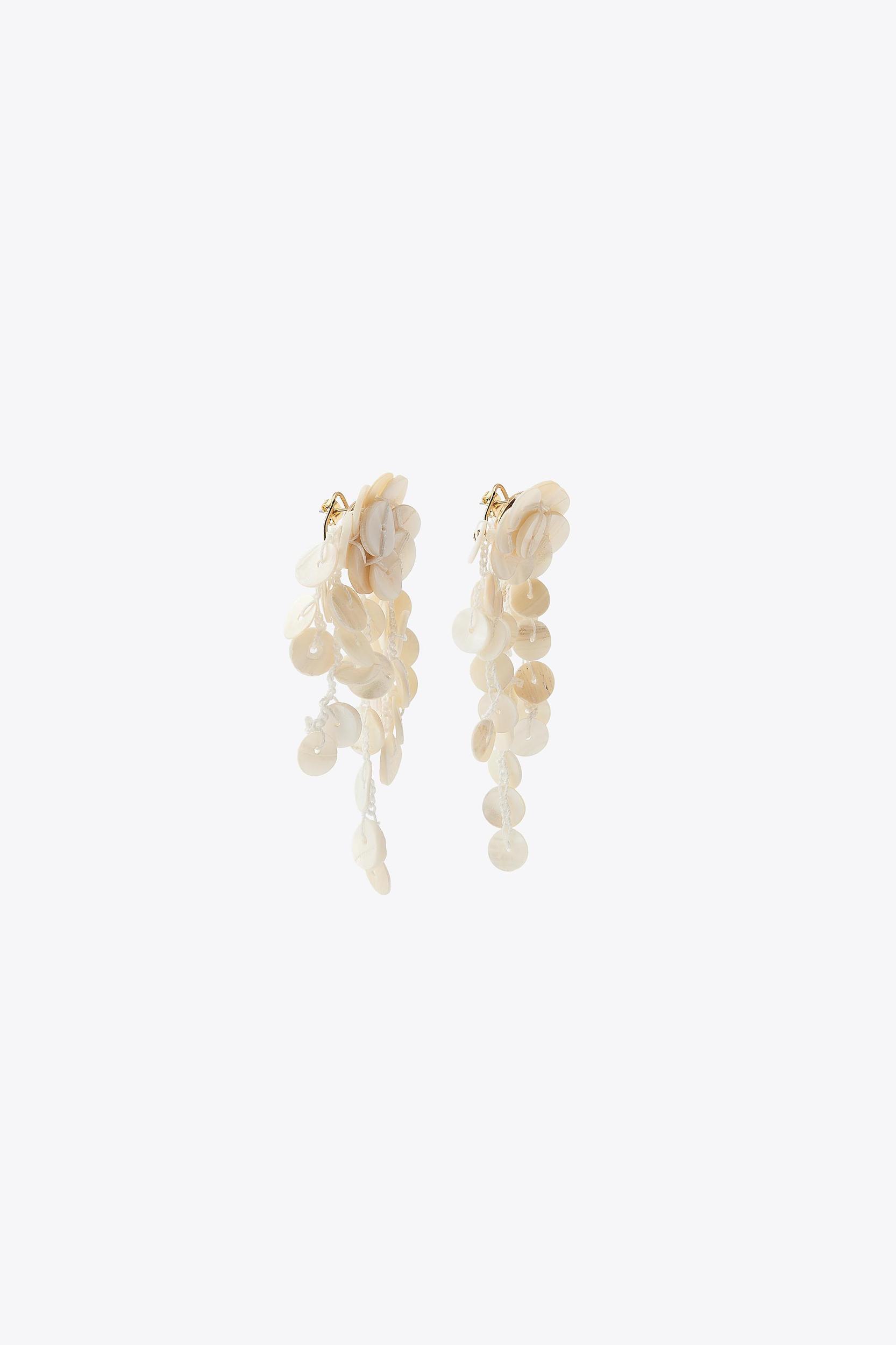 PEARLESCENT DROP EARRINGS Product Image