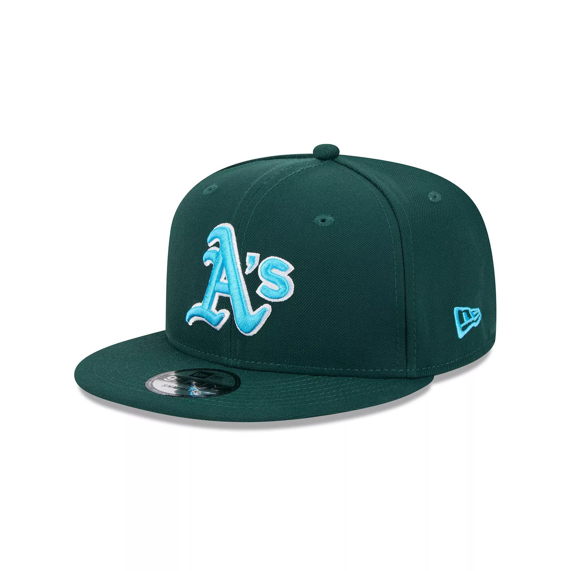 Men's New Era Green Oakland Athletics 2024 Father's Day 9FIFTY Snapback Hat Product Image