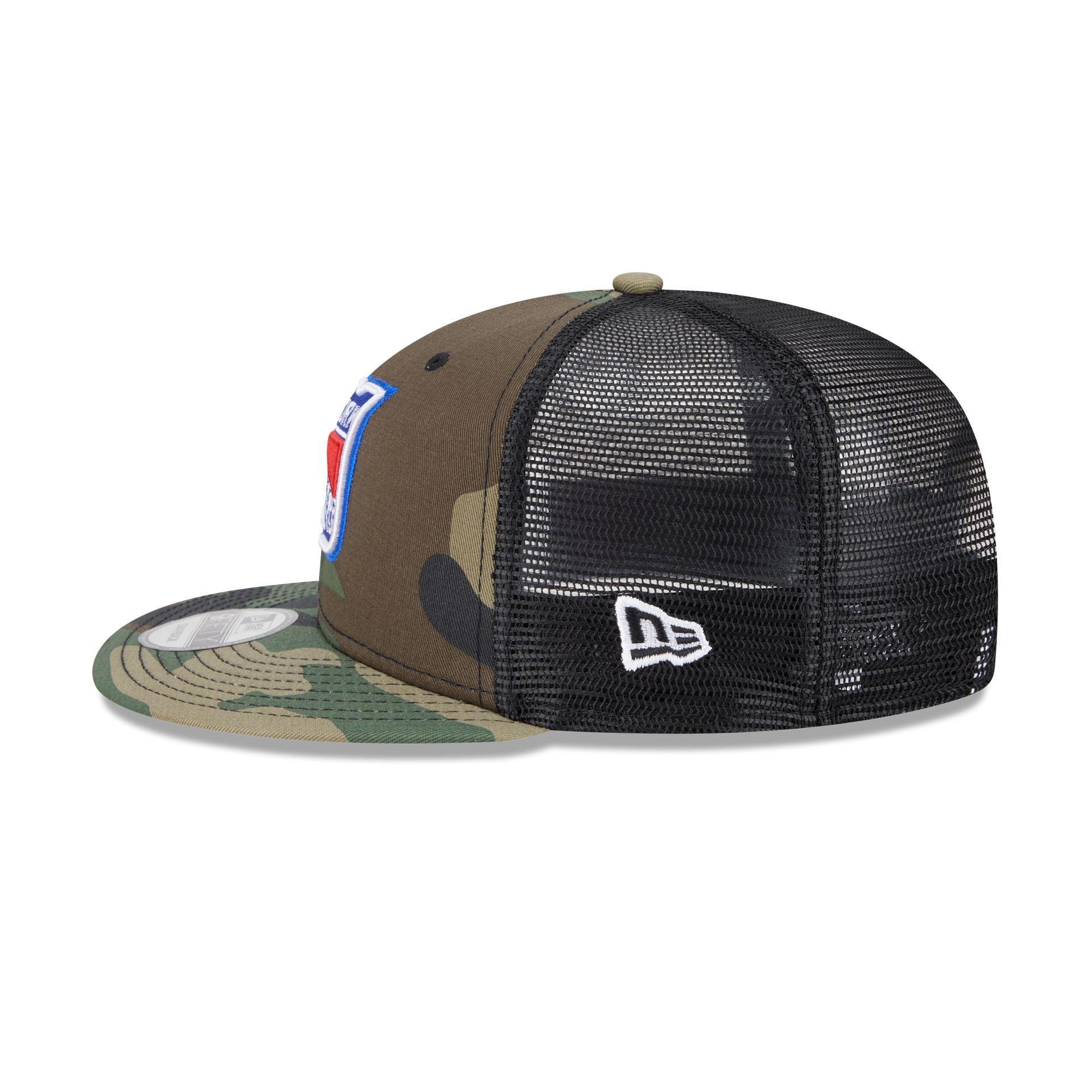 New York Rangers Camo 9FIFTY Trucker Hat Male Product Image