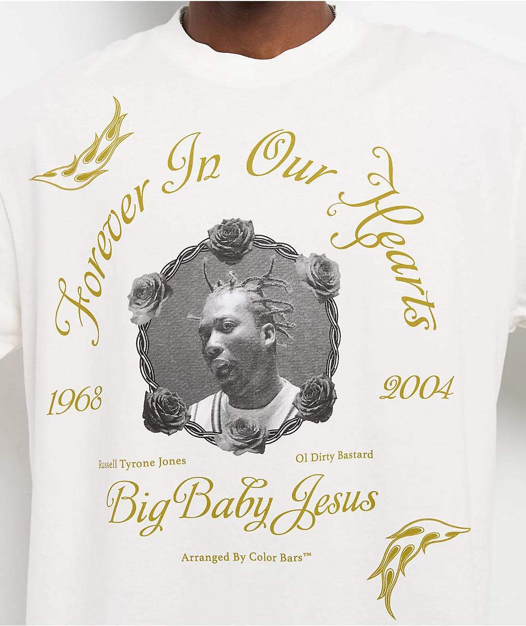 Color Bars x ODB Memorial White T-Shirt Product Image