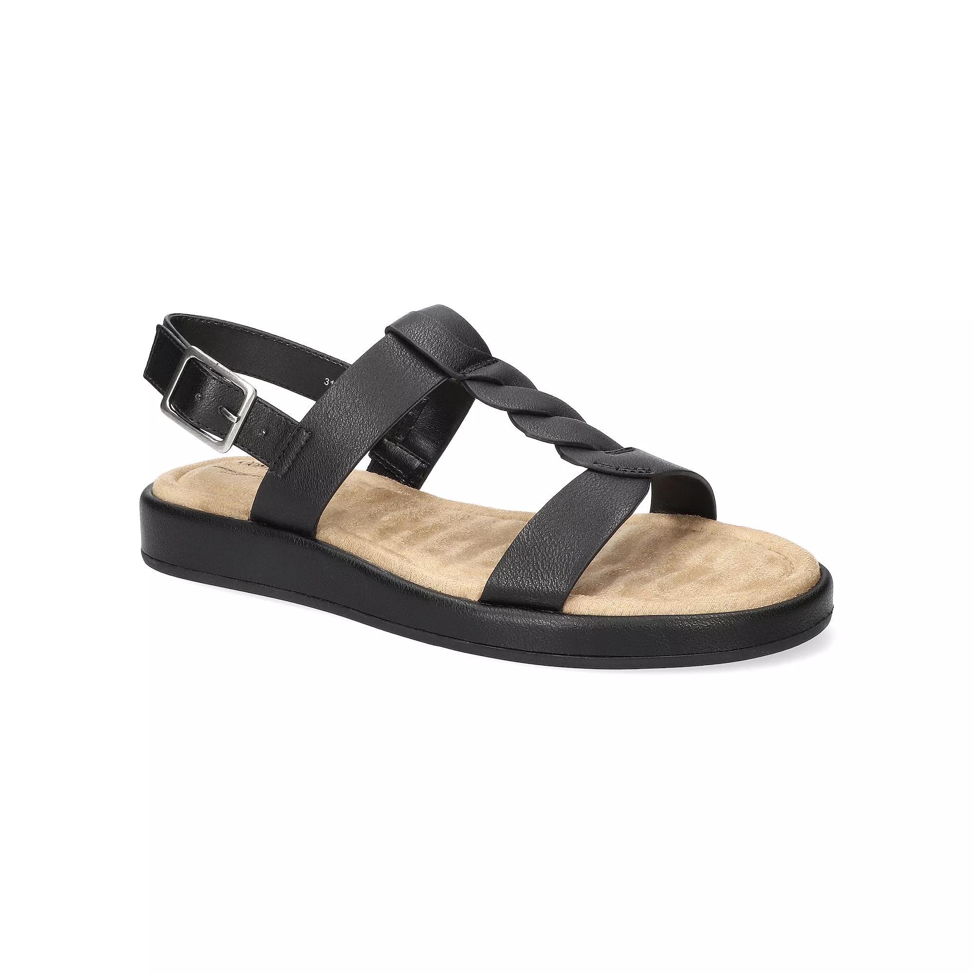 Easy Street Tampa Platform Women's Comfort Sandals, Size: 9.5, Blue Product Image