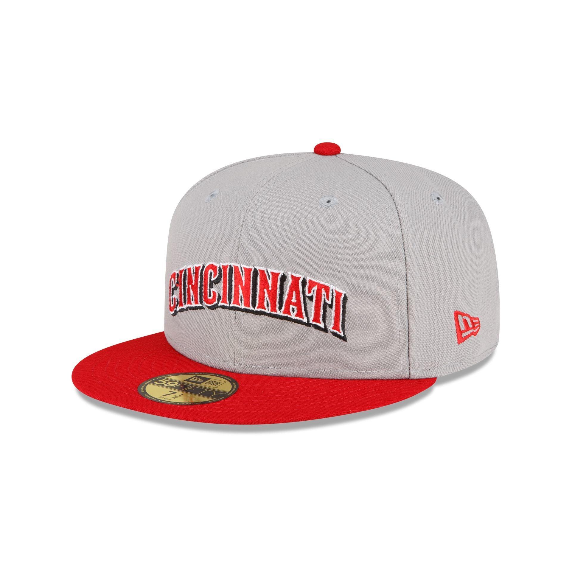 Cincinnati Reds Away 59FIFTY Fitted Hat Male Product Image