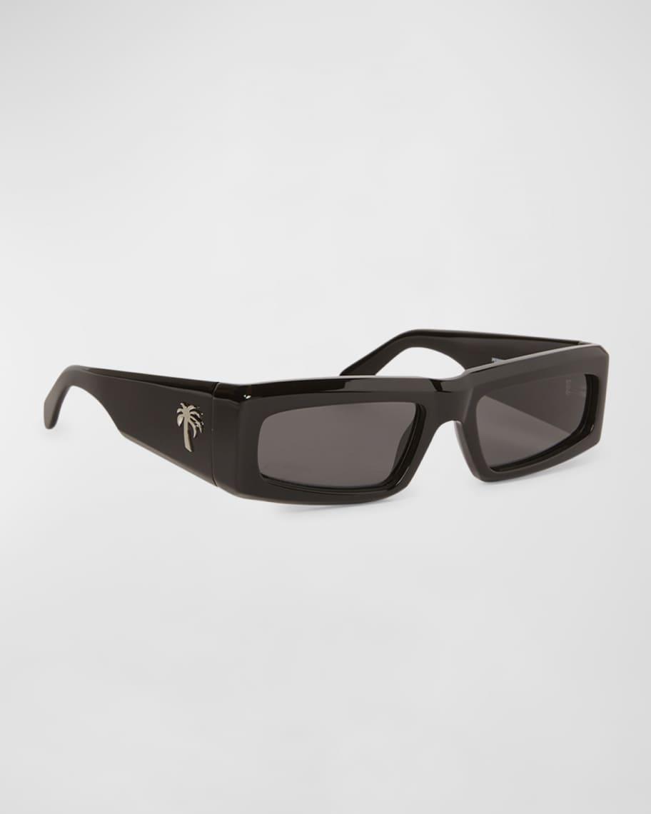 Mens Yreka Acetate Rectangle Sunglasses Product Image