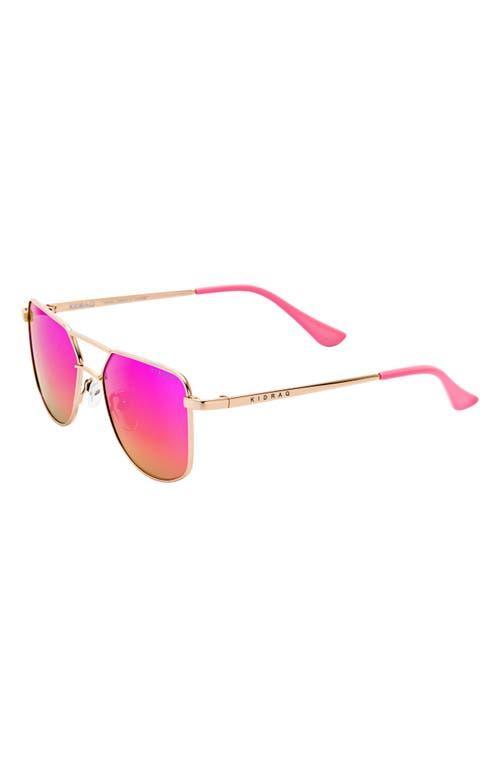 KidRaq Kids' Hipster 48mm Polarized Sunglasses in Pink Mirror at Nordstrom Product Image