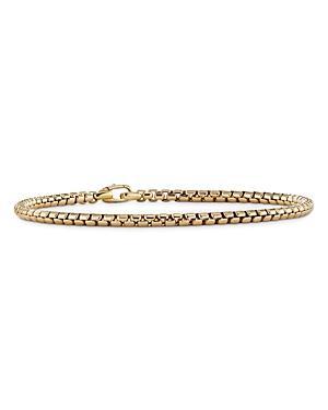 David Yurman 18K Yellow Gold Bel Aire Box Chain Bracelet Product Image