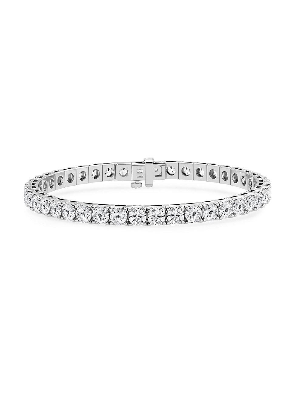 Womens 14K White Gold & Round Lab-Grown Diamond Tennis Bracelet/1.00-10.00 TCW Product Image